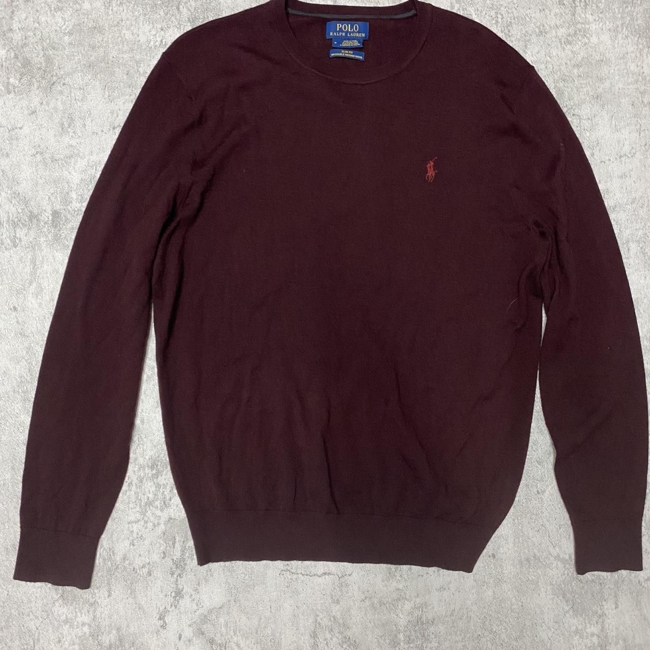 Polo Ralph Lauren Burgundy Polo Ralph Lauren crewneck sweater Size US M / EU 48-50 / 2 - 1 Thumbnail