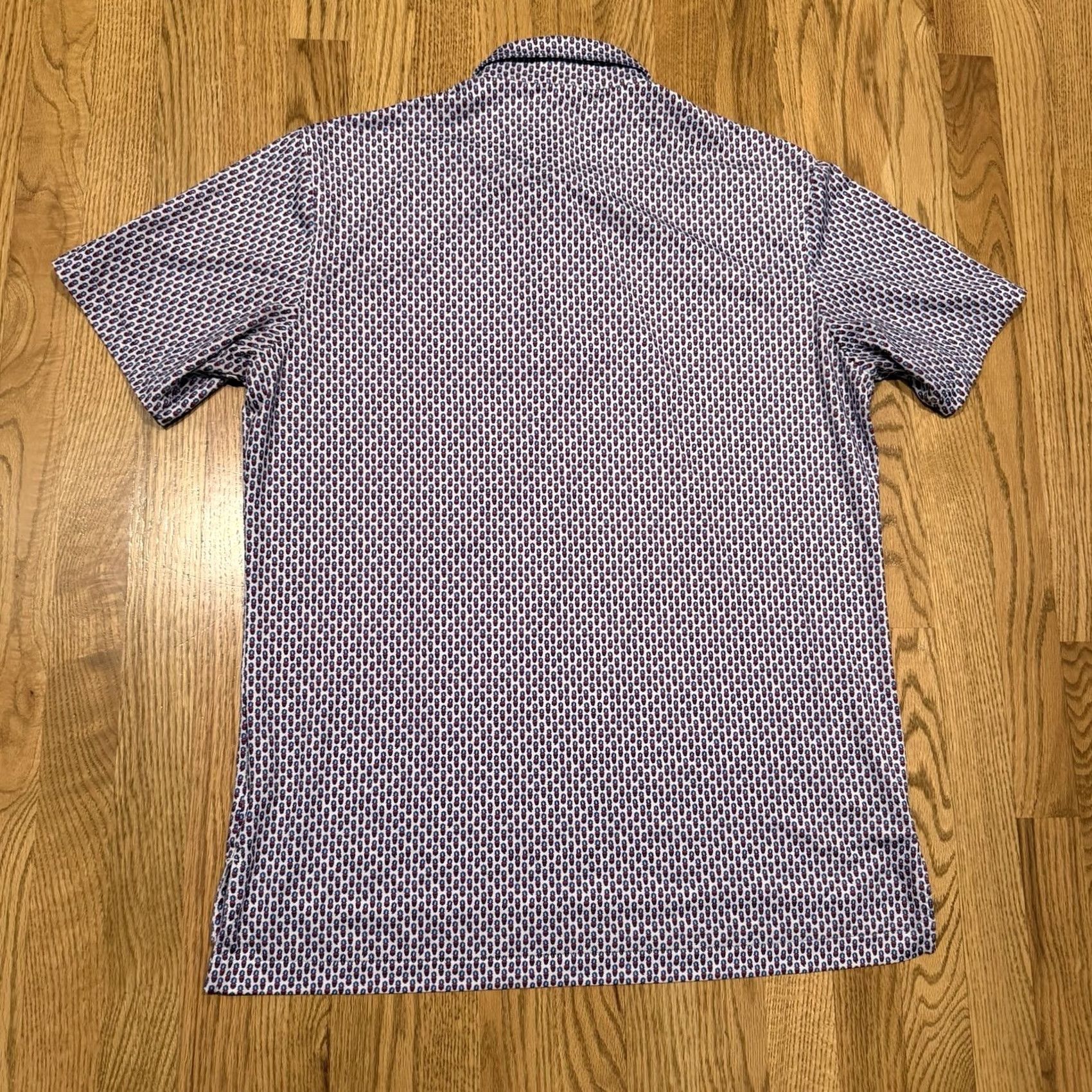 Peter Millar VINTAGE Peter Millar Polo Shirt Mens M Pineapple Skull Golf Sunset Ridge Country Club (This line would be incorrect due to vintage rule) Size US M / EU 48-50 / 2 - 3 Thumbnail