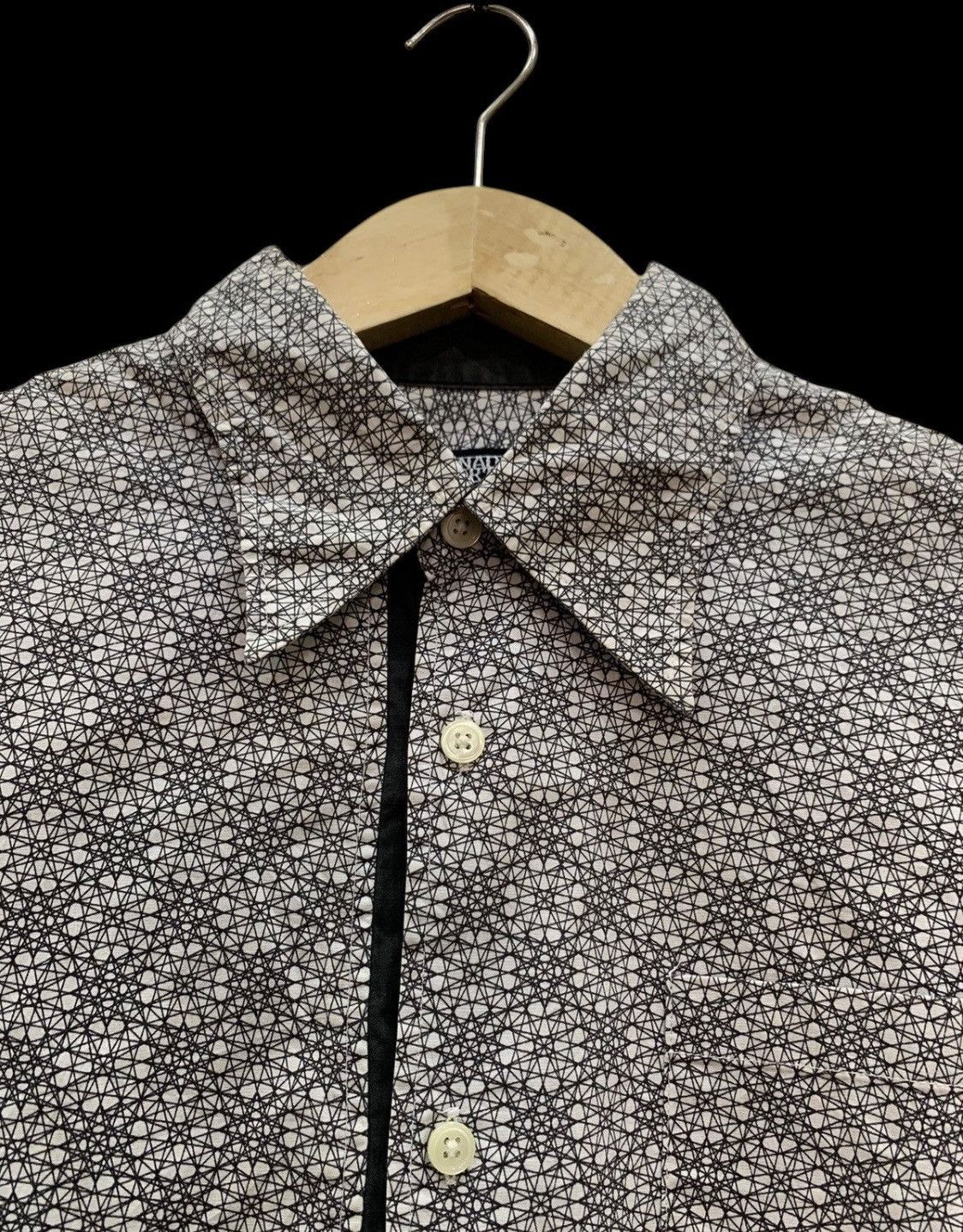Japanese Brand × Tornado Mart × Vintage Vtg Tornado Mart Geometric button up shirt Size US M / EU 48-50 / 2 - 3 Thumbnail