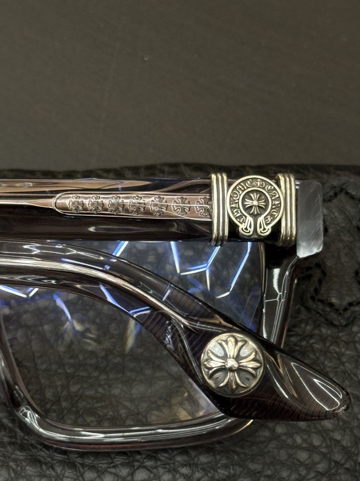 Chrome Hearts Chrome Hearts Flint “Halllamanass” Clear Glasses (NEW) Size ONE SIZE - 8 Thumbnail