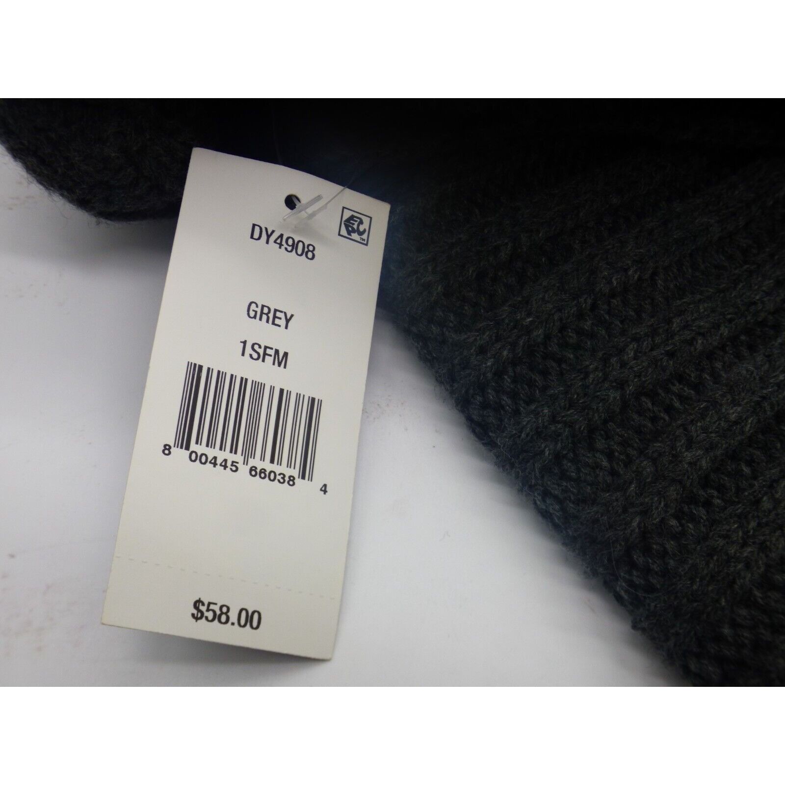 DKNY DKNY Fleece-Lined Knit Infinity Scarf, Gray Size ONE SIZE - 7 Thumbnail