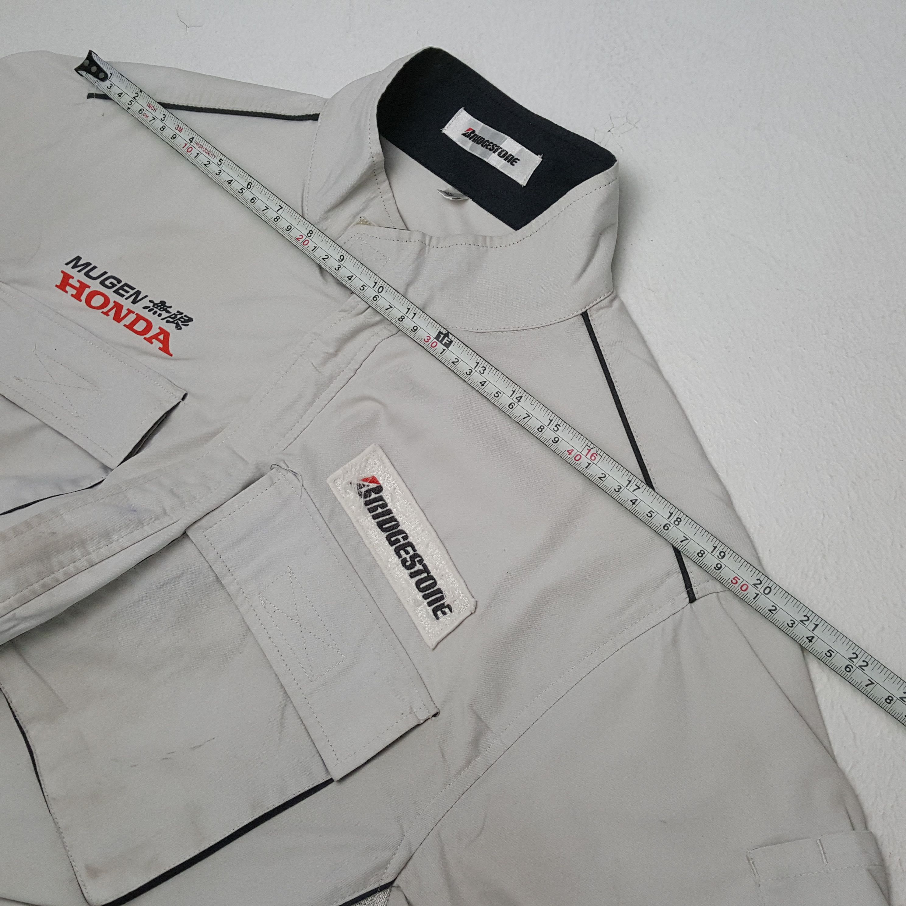 Vintage BRIGESTONE X MUGEN HONDA Custom Art Coverall Jacket Size US L / EU 52-54 / 3 - 9 Thumbnail