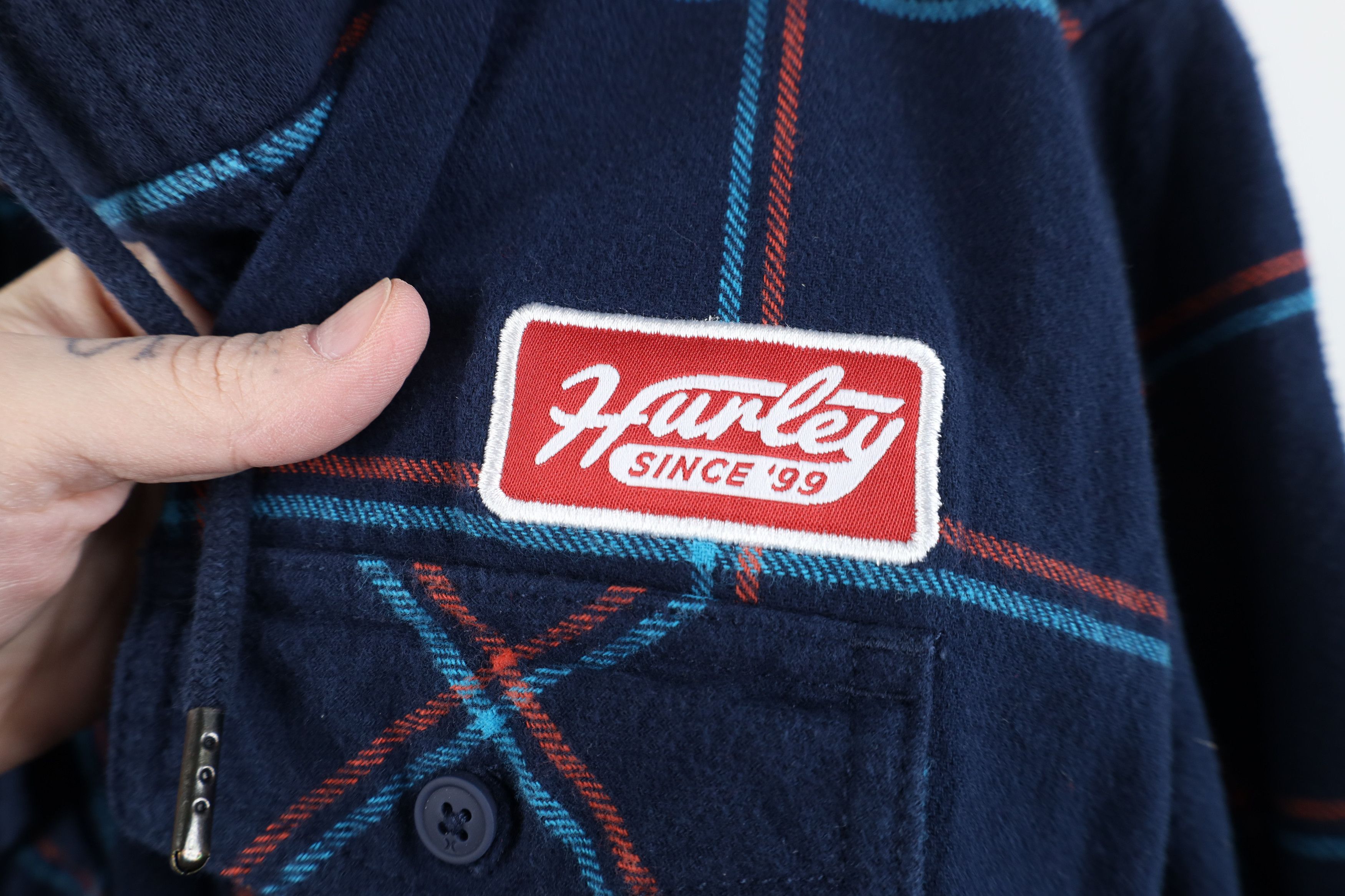 Hurley Vintage Hurley Surfing Flannel Button Shirt Jacket Jac Shirt Size US L / EU 52-54 / 3 - 4 Thumbnail