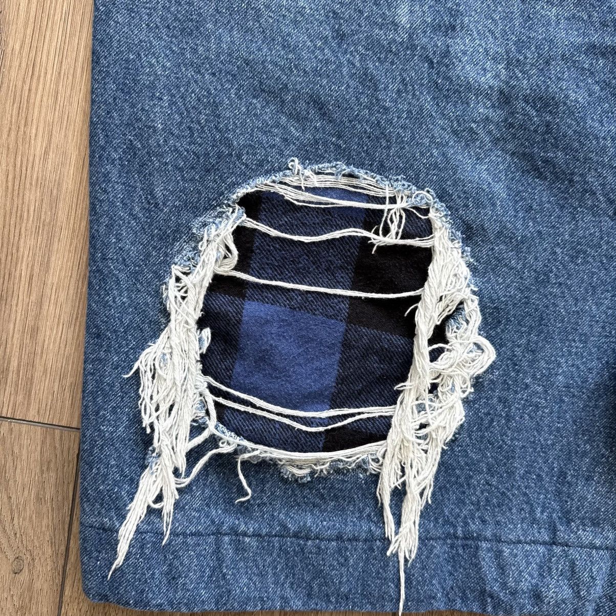 Other Blue flannel ripped jorts Size US 44 / EU 60 - 2 Thumbnail
