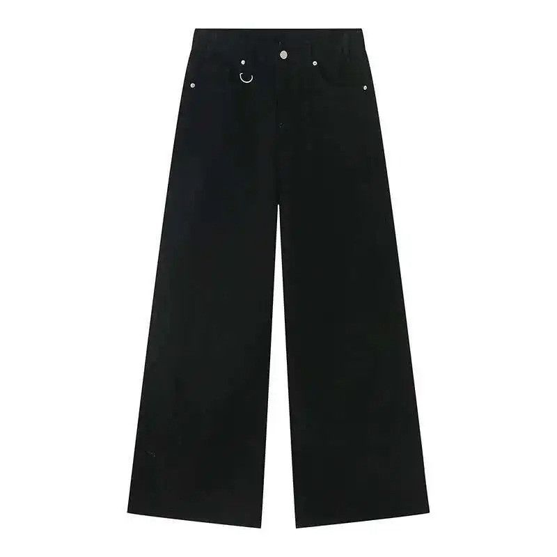 Jean Washed Black Loose Vintage Street Jeans Size US 32 / EU 48 - 4 Thumbnail