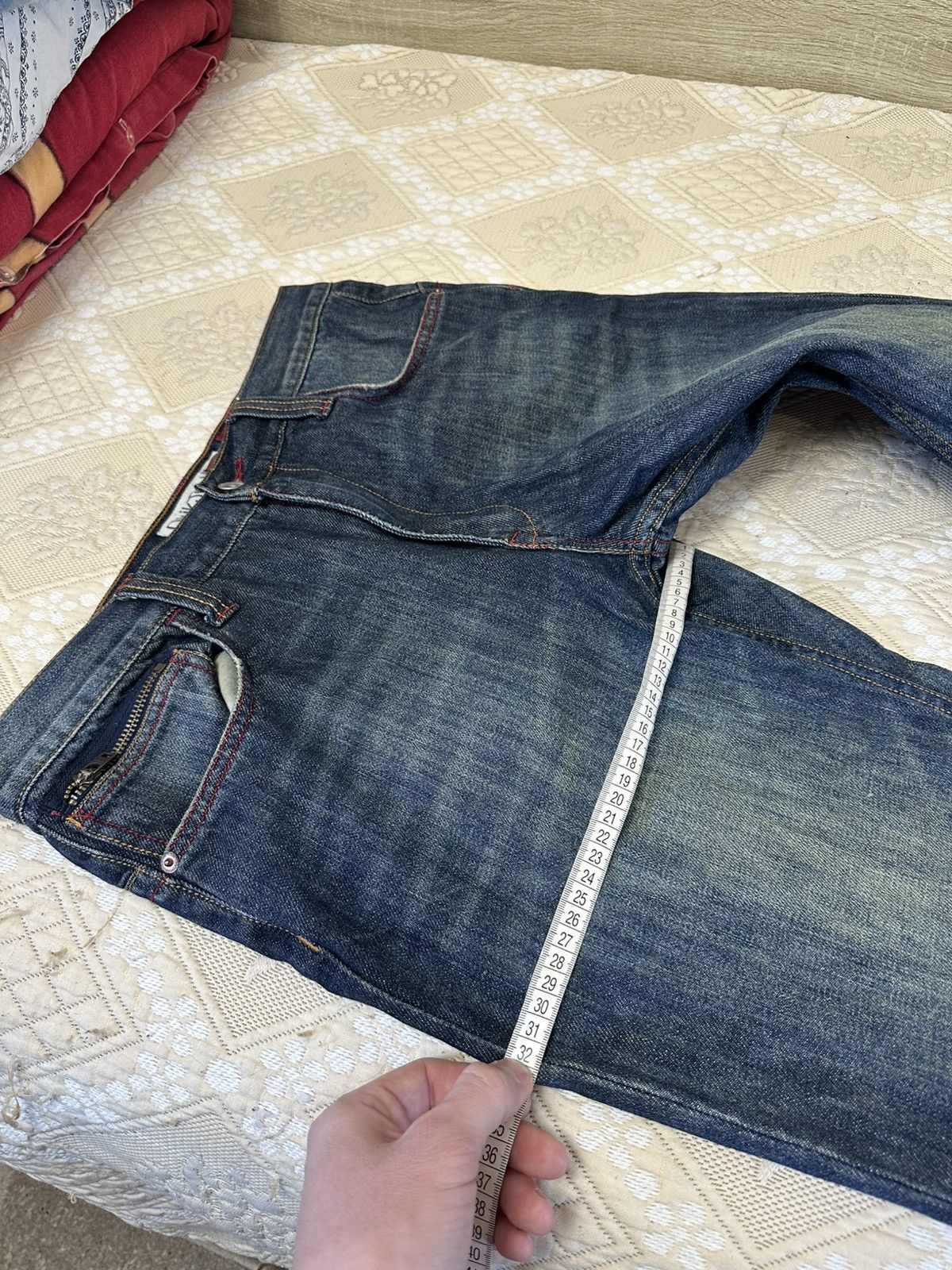Quiksilver 🔥 Quiksilver Rare Vintage Faded Washed Denim Jeans Pants Y2K Size US 34 / EU 50 - 11 Thumbnail