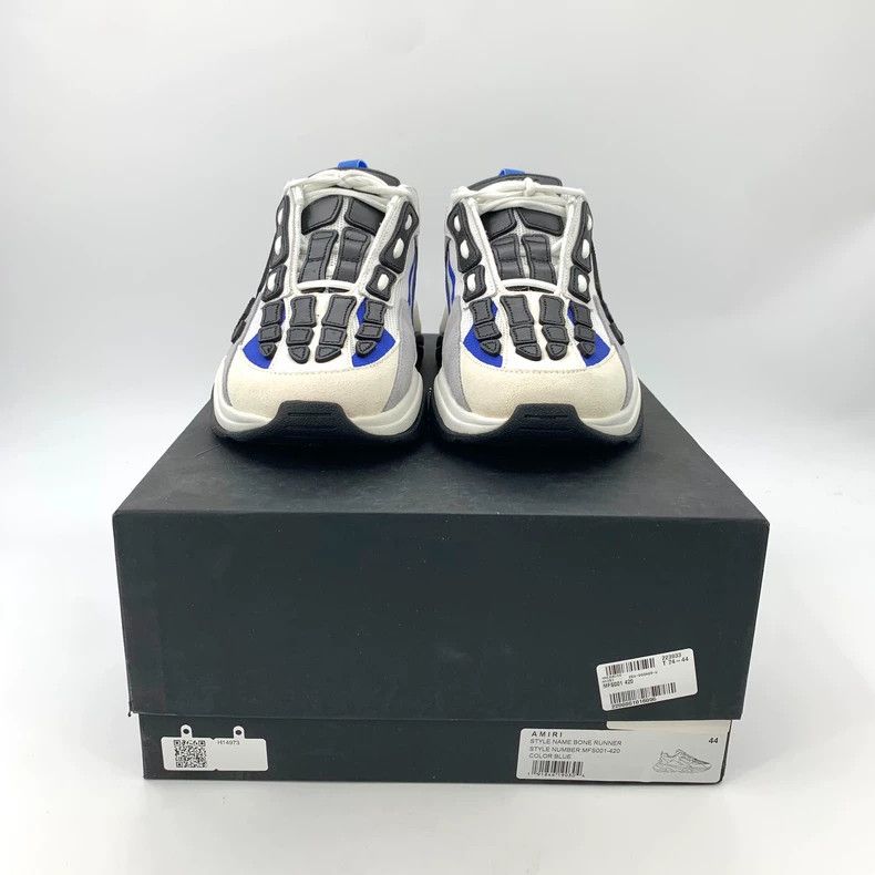 Amiri Amiri Color-blocked round toe lacing thick-soled sneakers 2 Size US 11 / EU 44 - 8 Thumbnail