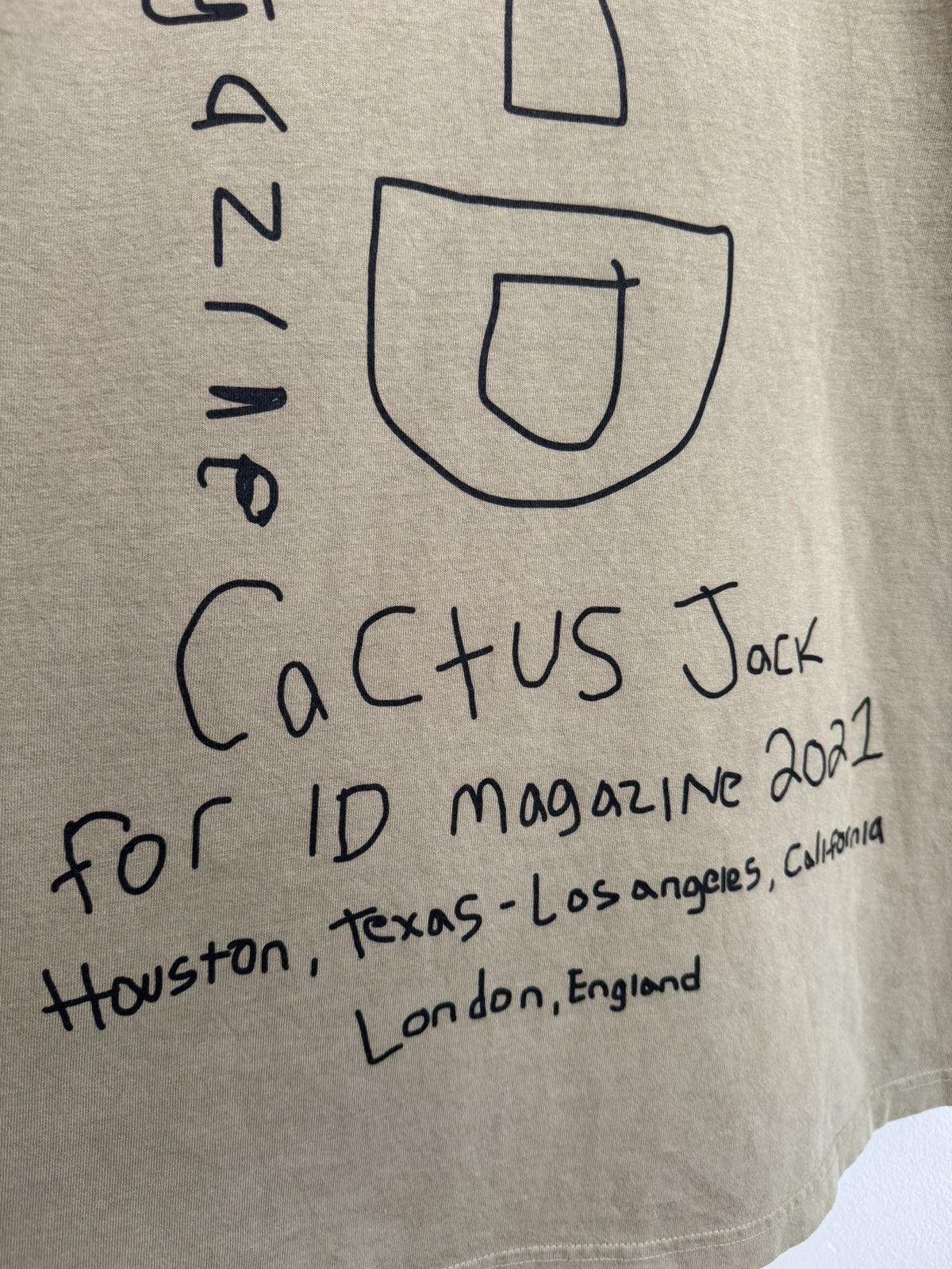 Travis Scott Travis Scott Utopia Cactus Jack T Shirt Tee For ID Magazine Size US L / EU 52-54 / 3 - 11 Thumbnail