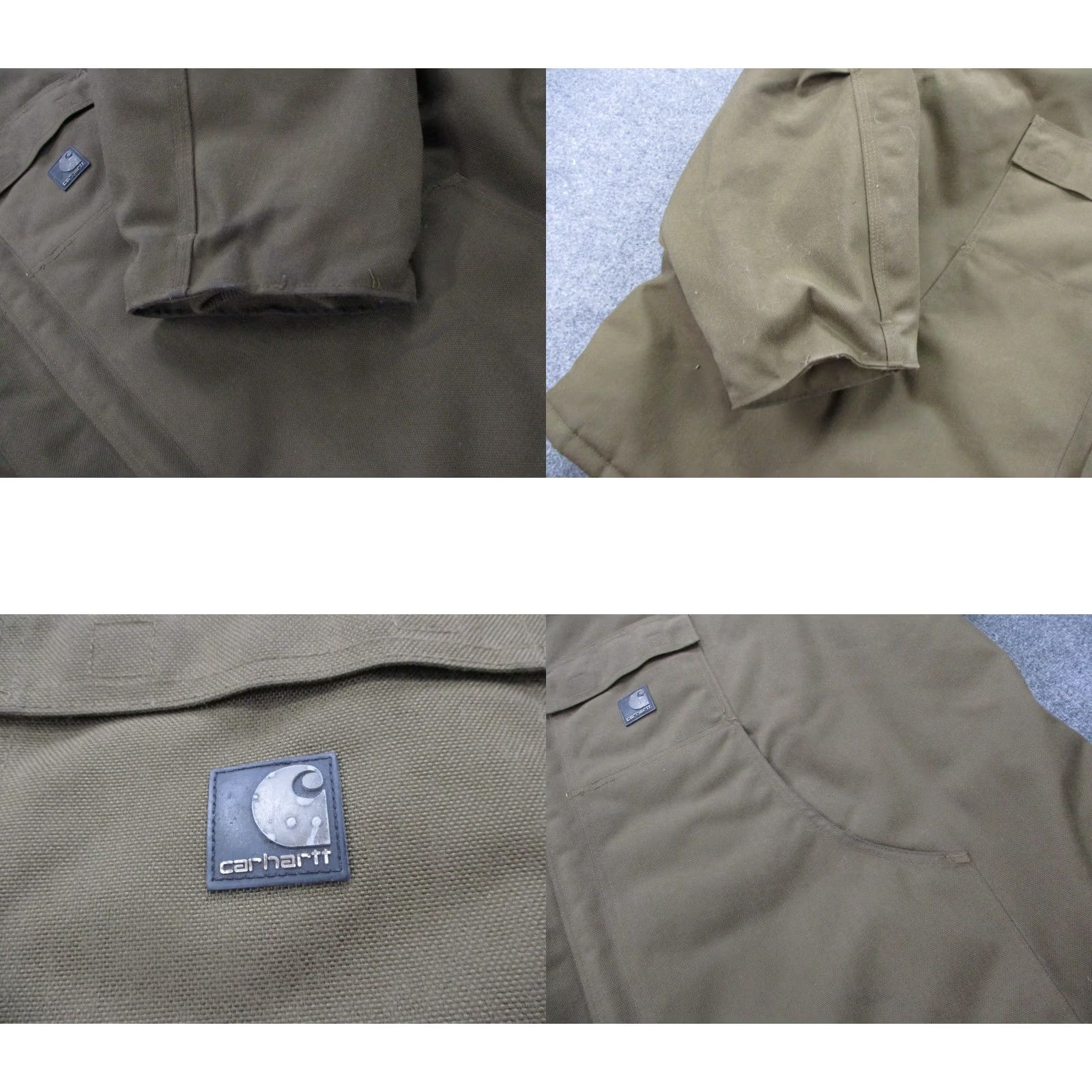 Carhartt Carhartt Jacket Mens 3XL Canvas Puffer Lined Workwear Coat Barn Outdoor Vintage Bomber Jacket Mens Brown Canvas Coat Size US XXL / EU 58 / 5 - 8 Thumbnail