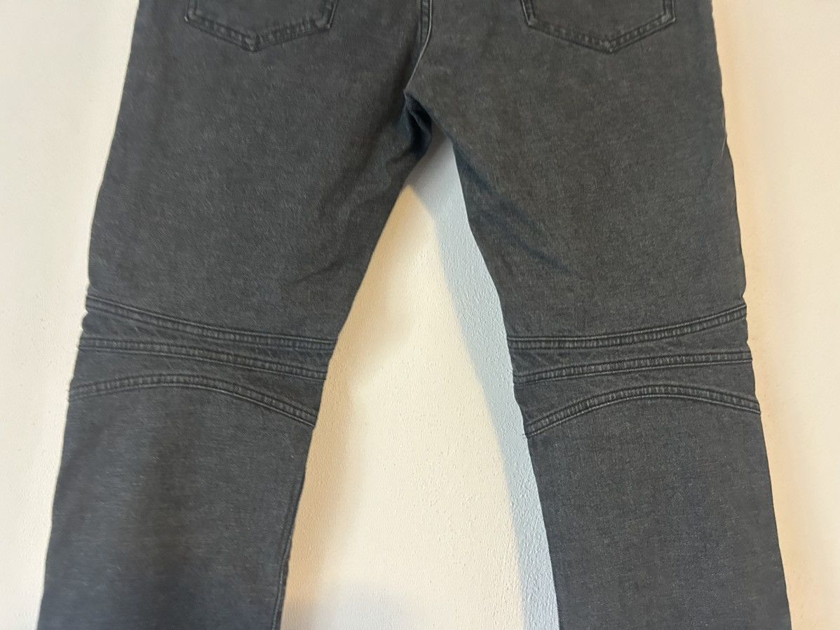 Balmain Balmain Slim-Fit Denim Biker Pants with Side Stripes Size US 32 / EU 48 - 7 Thumbnail