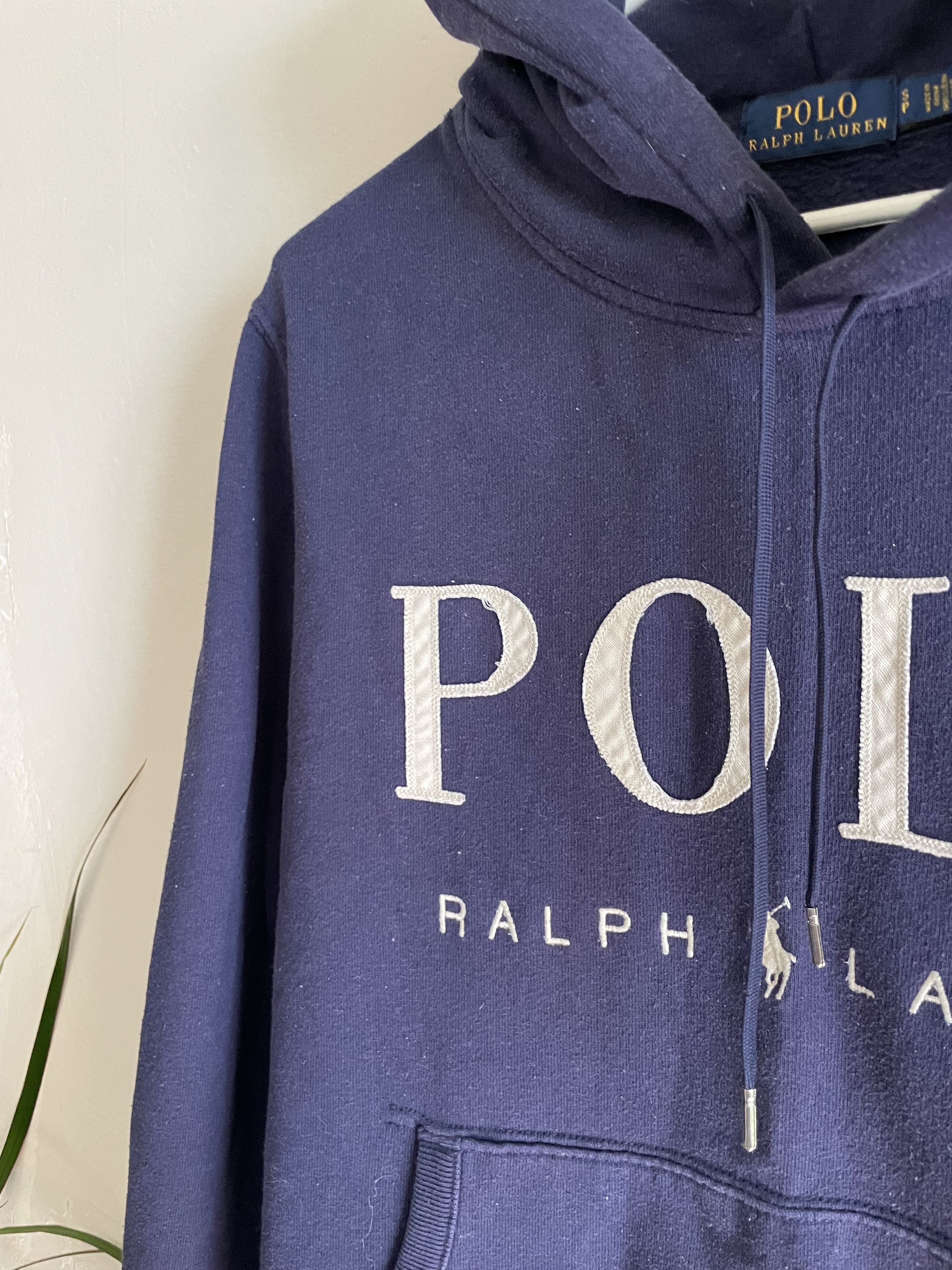 Polo Ralph Lauren × Vintage Polo Ralph Lauren Big Logo Hoodie Y2K Size US S / EU 44-46 / 1 - 3 Thumbnail