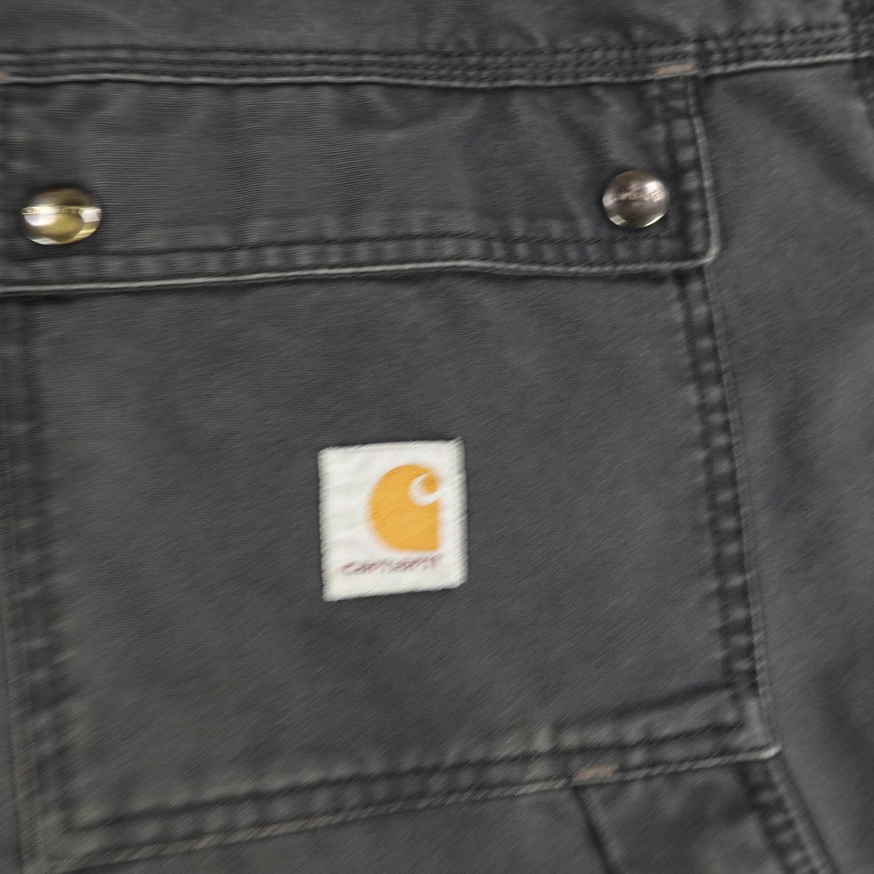 Carhartt VINTAGE Carhartt Canvas Jacket Mens XXL Casual Workwear 2XL Black Outdoor Mid-Length Size US XXL / EU 58 / 5 - 3 Thumbnail