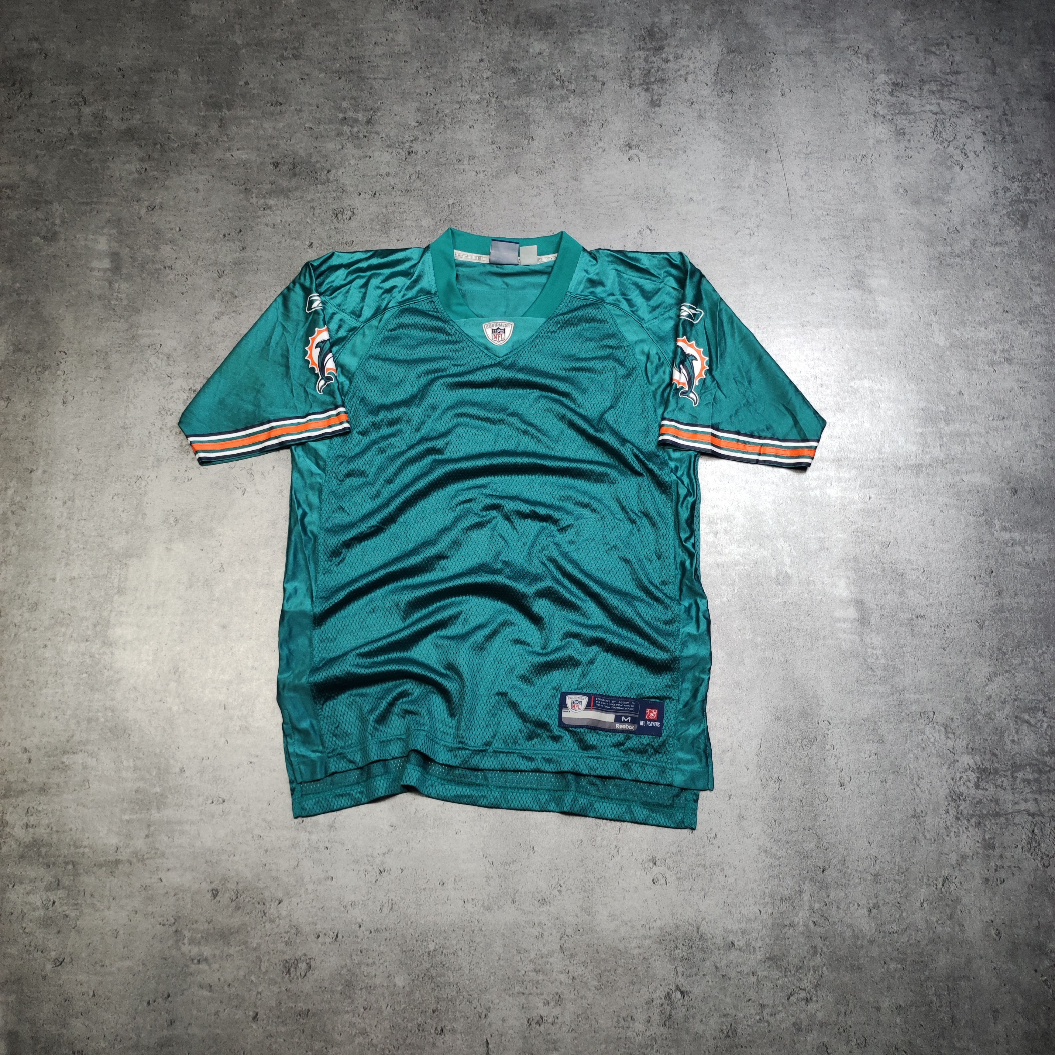 NFL × Vintage RARE NFL Miami Dolphines x Reebok Equipment Jersey Size US M / EU 48-50 / 2 - 1 Thumbnail