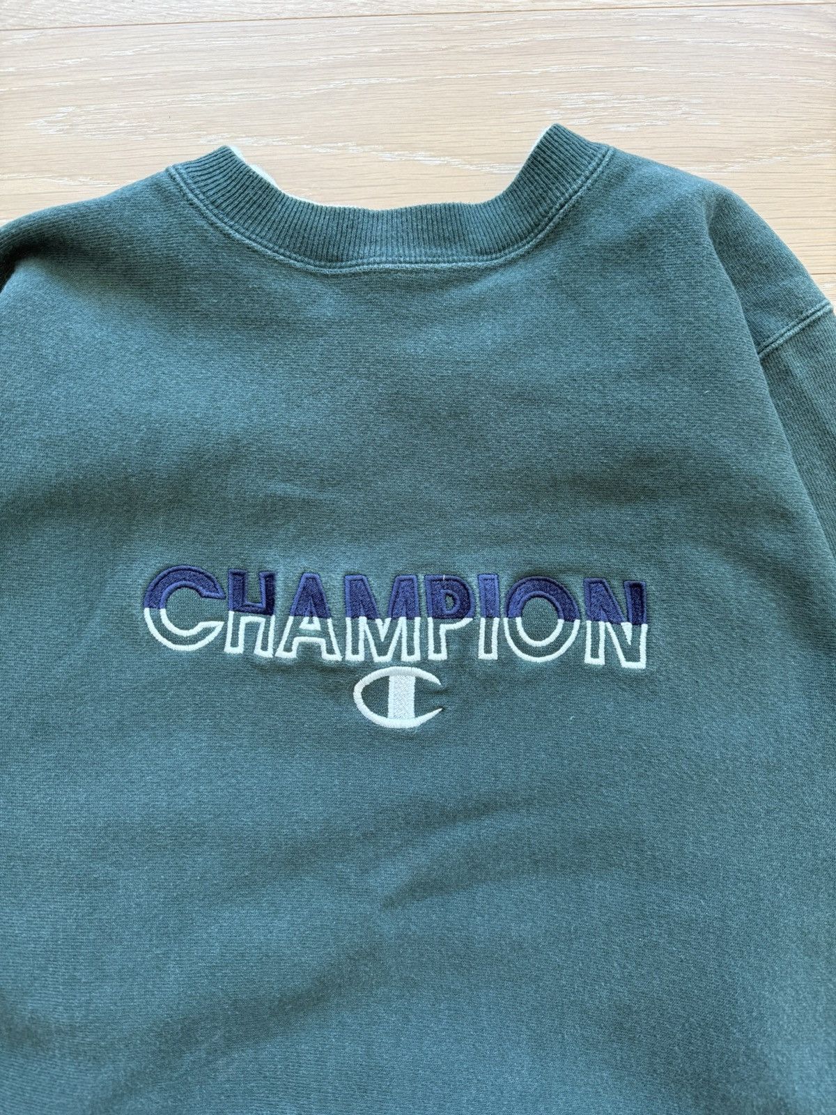 Champion Vintage Champion Spell Out Reverse Weave Sweatshirt Size US M / EU 48-50 / 2 - 2 Thumbnail
