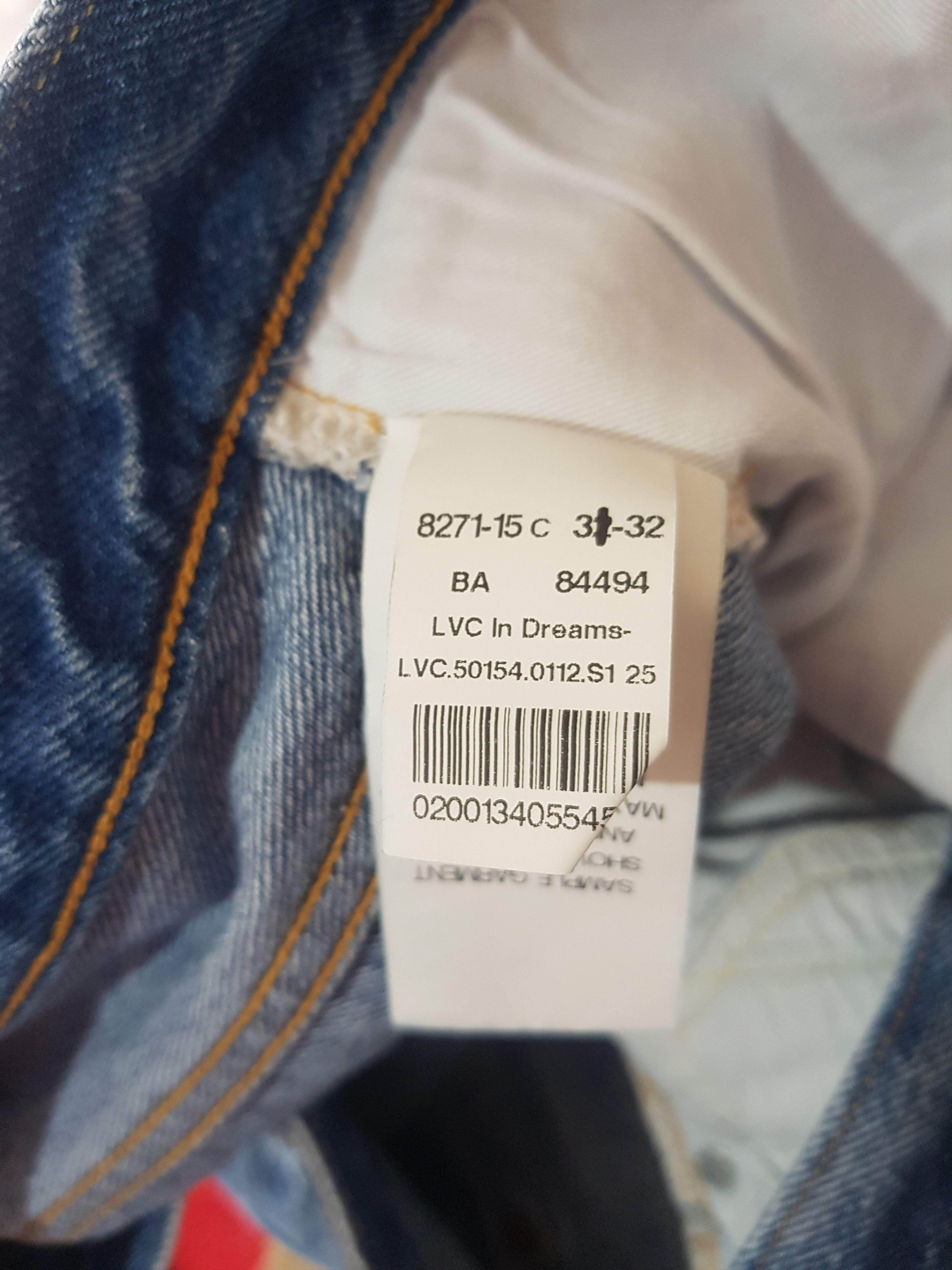 Levi's Vintage Clothing LEVI'S 501Z XX 1954 Jeans LVC Selvedge Size US 31 - 11 Thumbnail