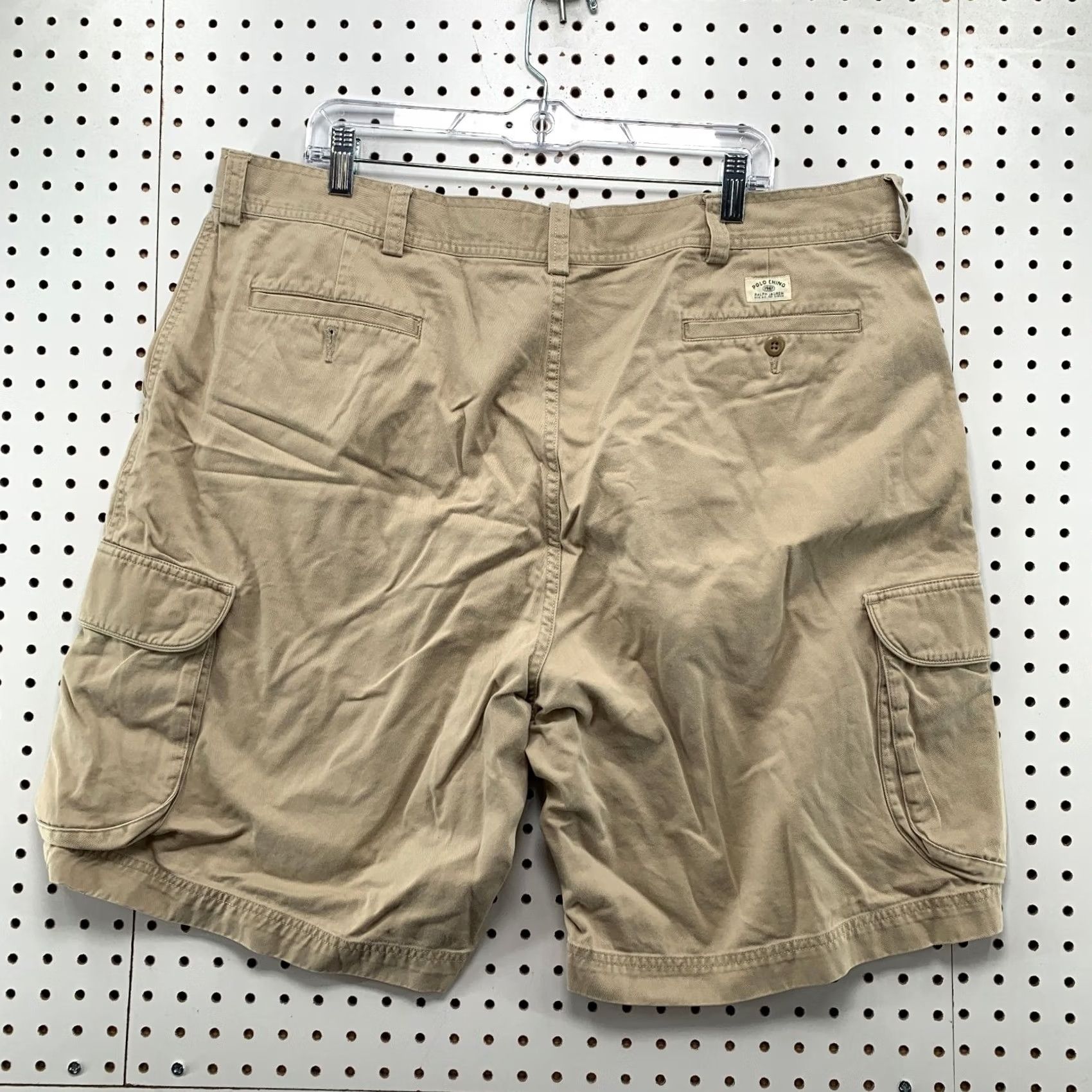 Polo Ralph Lauren Polo Ralph Lauren Cargo Shorts Mens 42 Military Khaki Outdoor Preppy 42x9 Casual Beige Cotton Pockets Cargo Pocket Men Regular XS Size US XL / EU 56 / 4 - 2 Thumbnail