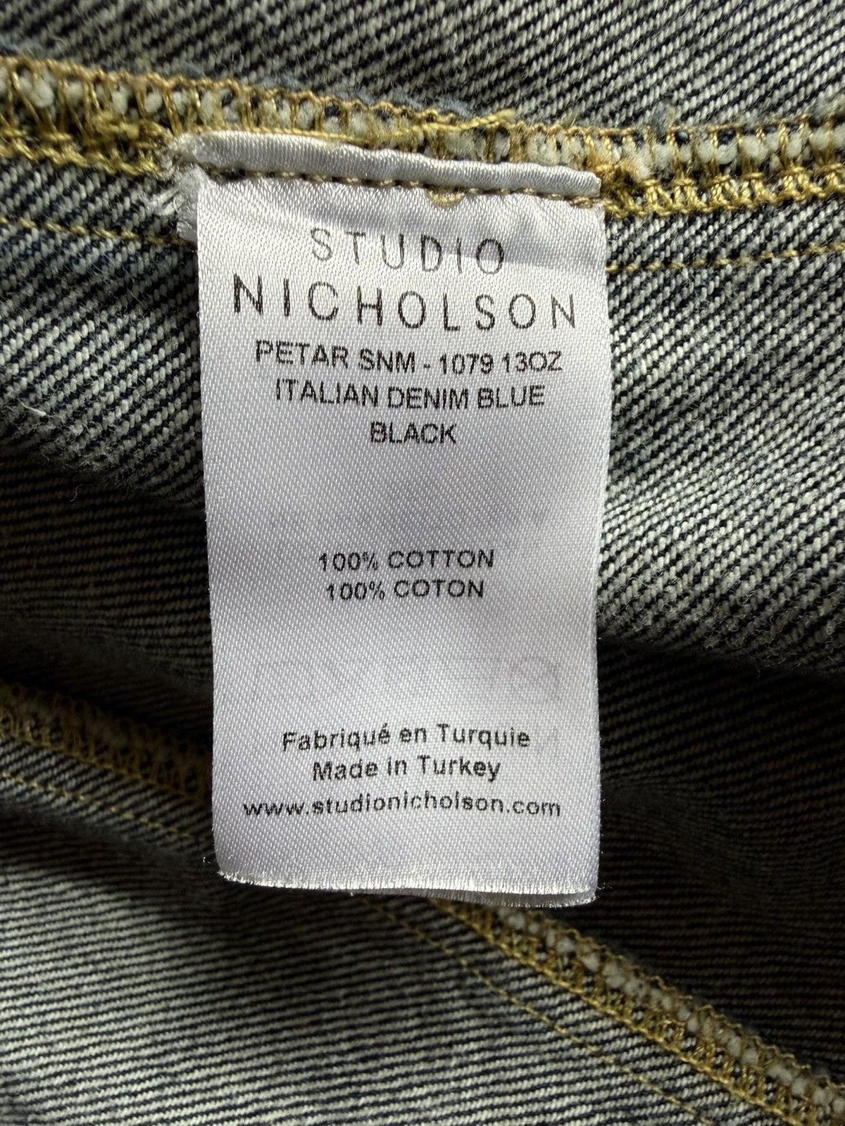 Studio Nicholson Studio Nicholson Raw Denim Petar Jacket Size US M / EU 48-50 / 2 - 4 Thumbnail