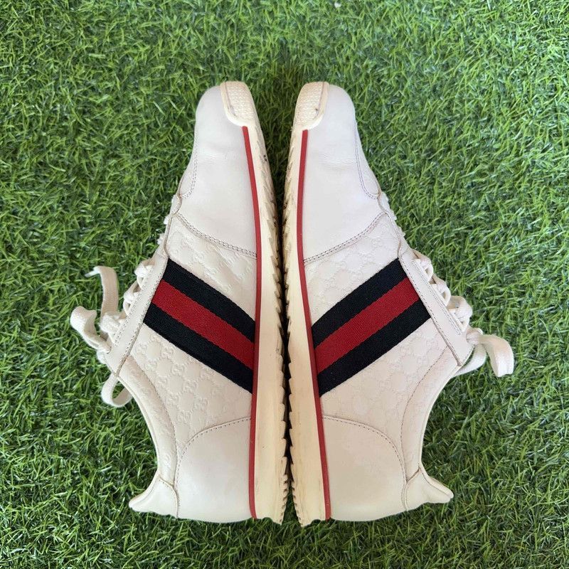 Gucci Gucci GG Monogram Leather Canvas Sneakers -2508 Size US 8 / EU 41 - 7 Thumbnail