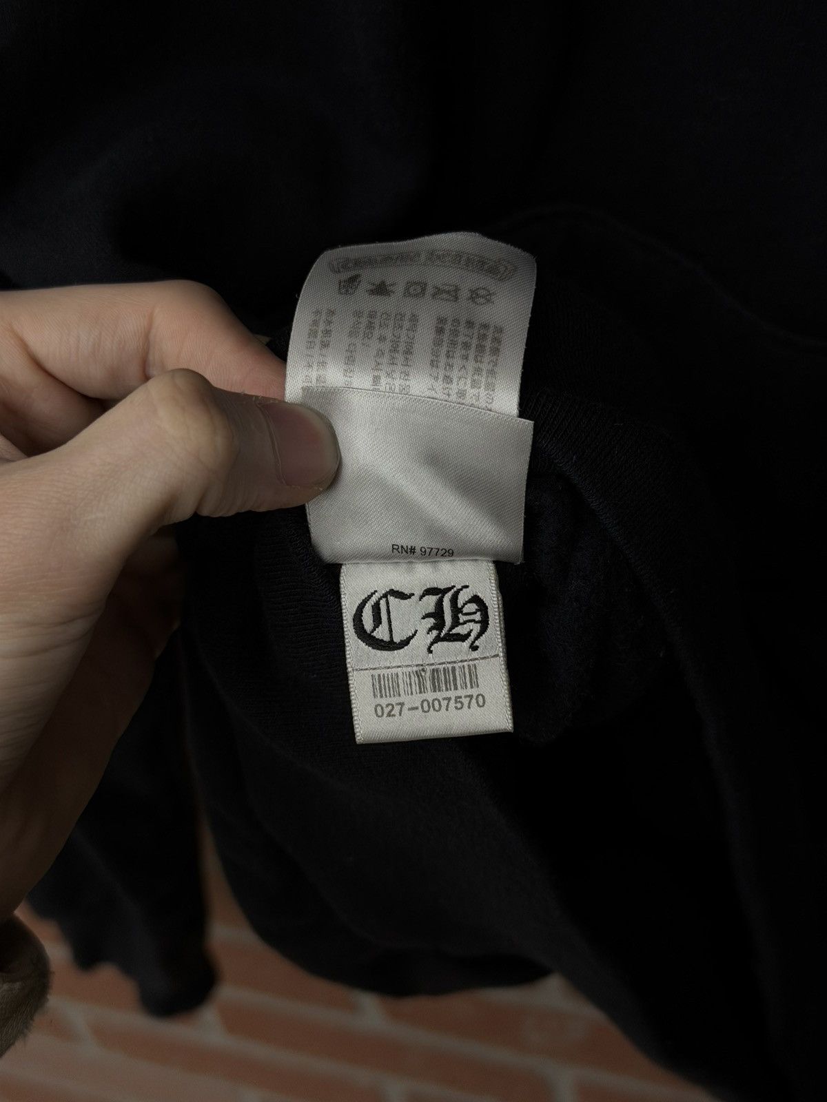 Chrome Hearts Medium - Authentic Chrome Hearts Mens Black Brown Hoodie Size US M / EU 48-50 / 2 - 17 Thumbnail