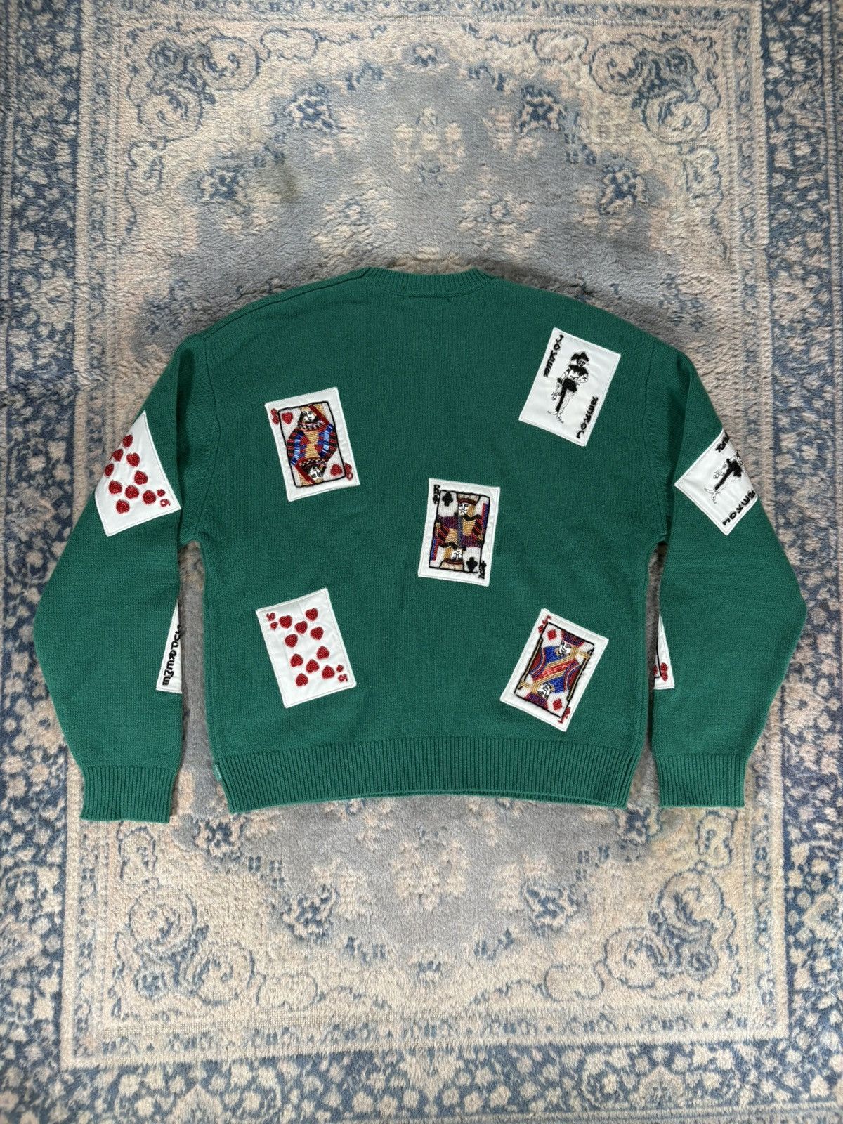 Supreme Supreme Beaded Card Sweater Size US M / EU 48-50 / 2 - 3 Thumbnail