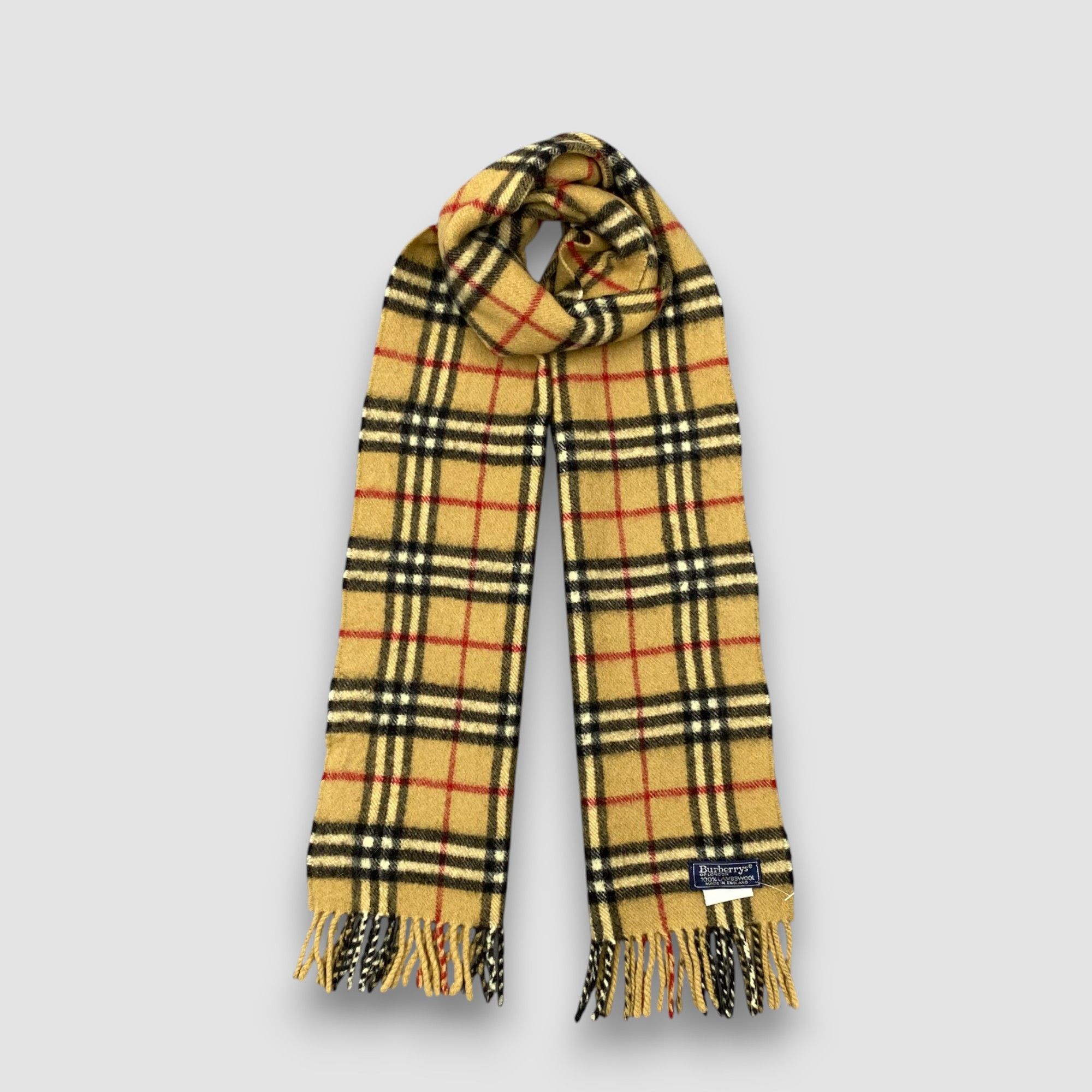 Burberry Vintage Burberry Scarf Muffler Cashmere Winter Scarves Size ONE SIZE - 1 Thumbnail