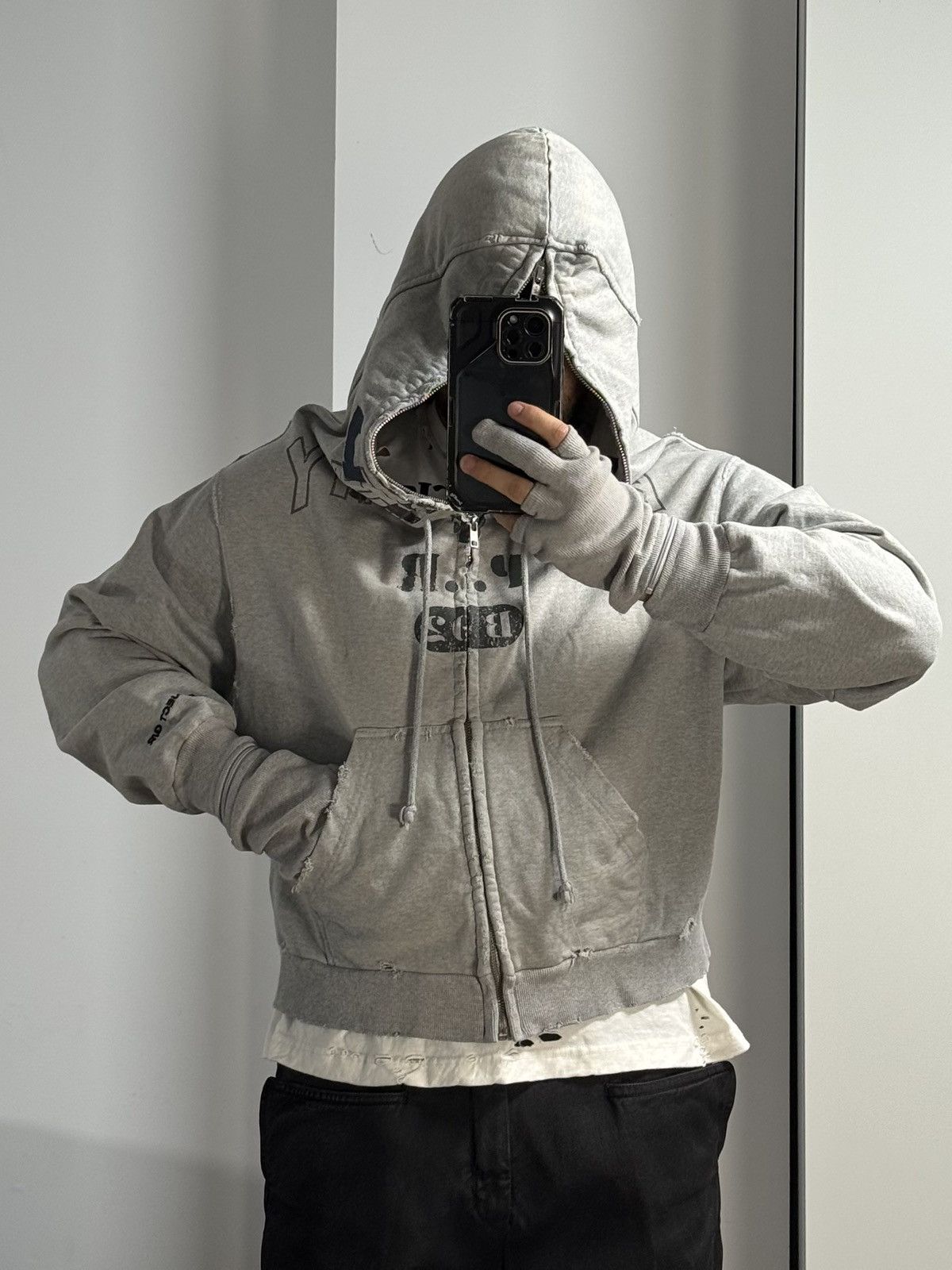 PROJECT G/R Project G/R Limited Edition Zygon Melange Grey Zip Hoodie Size US M / EU 48-50 / 2 - 5 Thumbnail