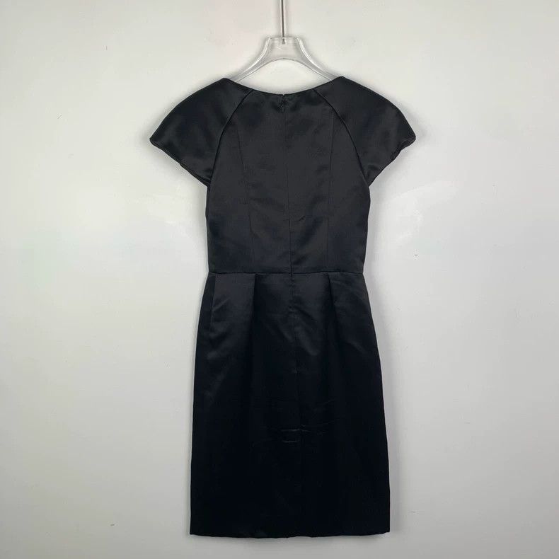 Chanel Chanel Black round-neck silk short-sleeved dress 2506-Nexta Size XS / US 0-2 / IT 36-38 - 2 Thumbnail