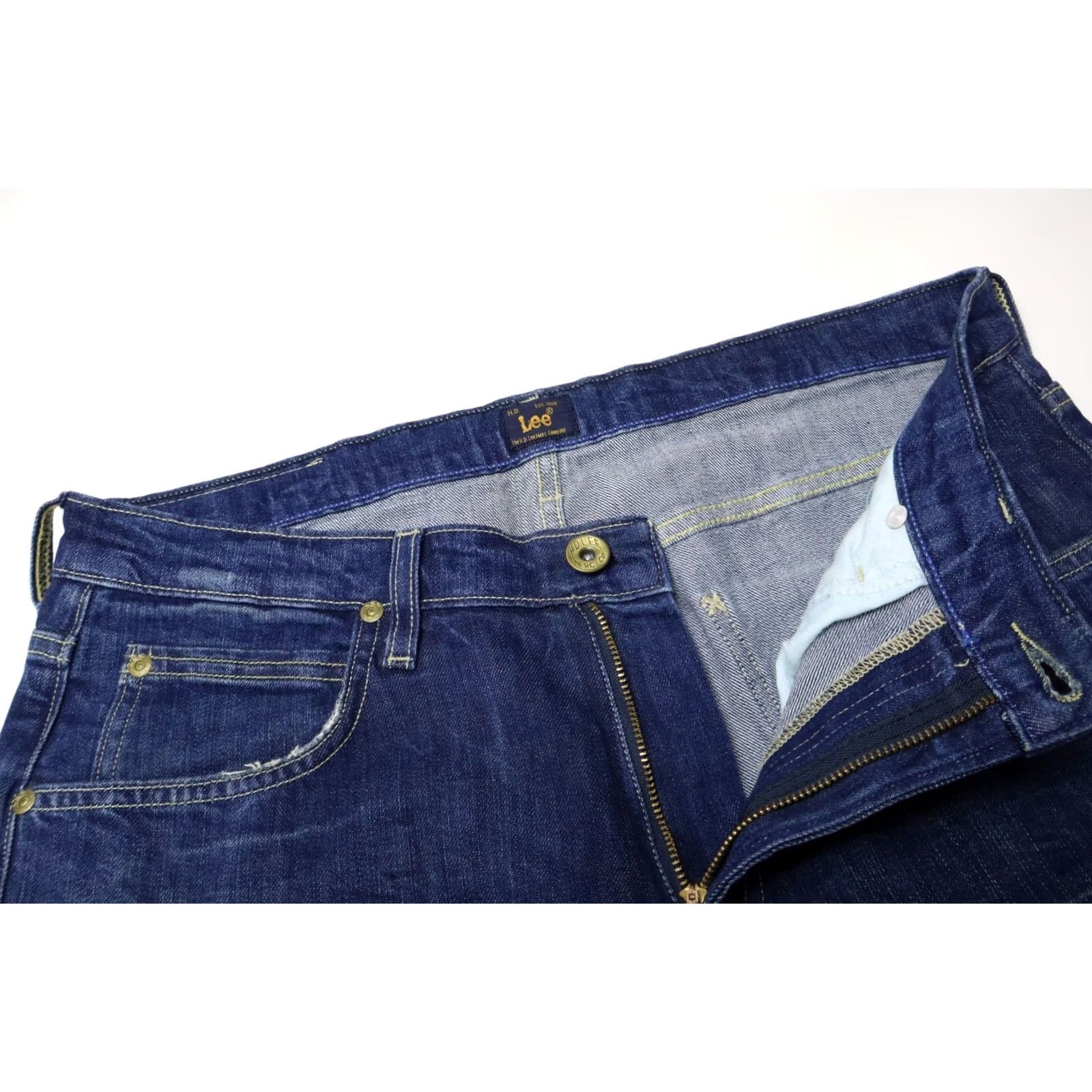Lee LEE Luke Jeans Slim Fit Zip Fly Stretch Whiskers Blue W32/L32 Mens Jeans Clothing惜 Size US 32 / EU 48 - 4 Thumbnail