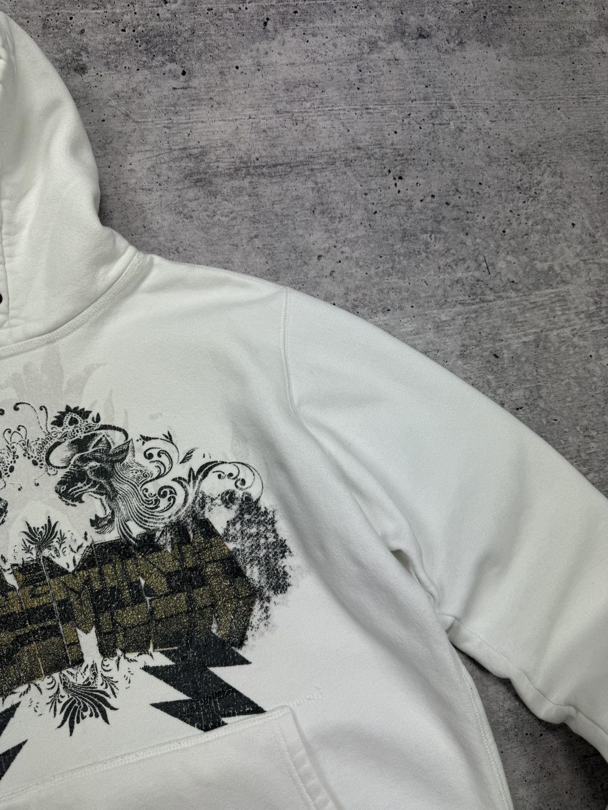 Diesel × Vintage Vintage 90’s Y2K Style Diesel Big Logo Heavy Cotton Hoodie Size US M / EU 48-50 / 2 - 12 Thumbnail