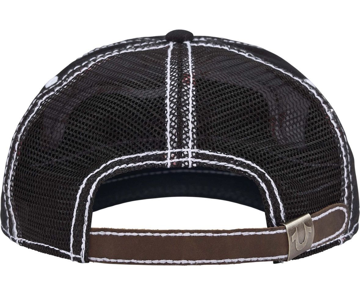Supreme × True Religion Supreme True Religion Mesh Back 6-Panel Hat Black Size ONE SIZE - 3 Thumbnail