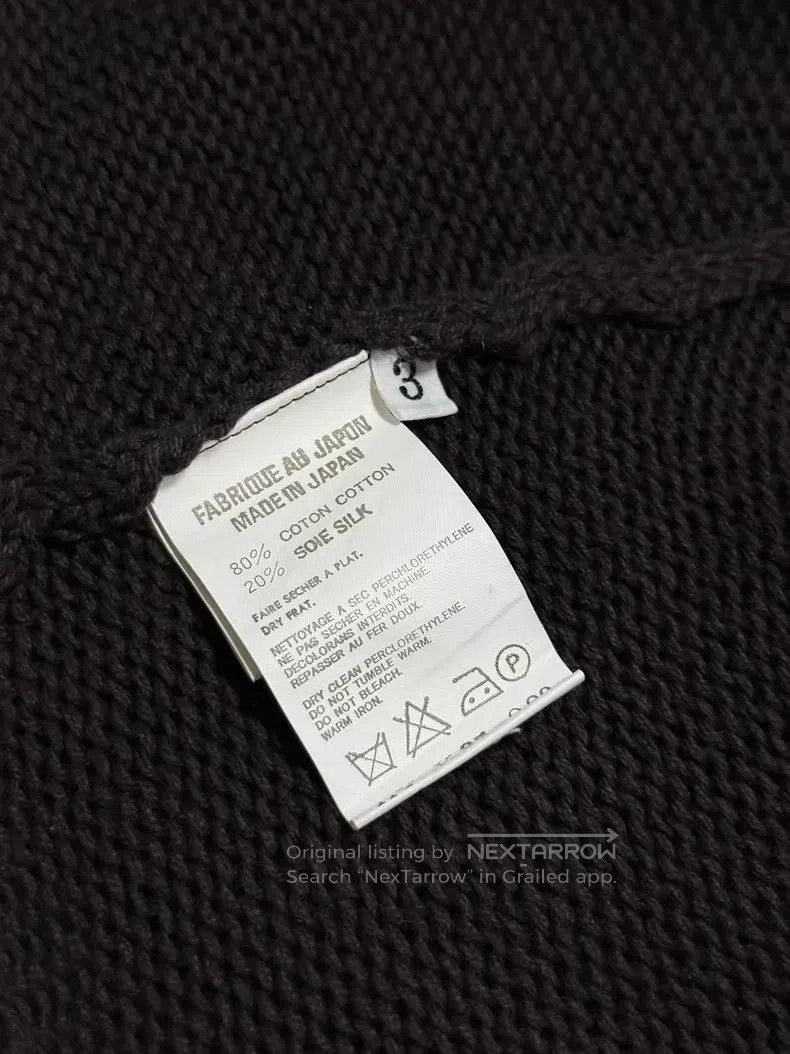 Yohji Yamamoto Yohji Yamamoto Floral short-sleeve knit sweater Size US L / EU 52-54 / 3 - 9 Thumbnail