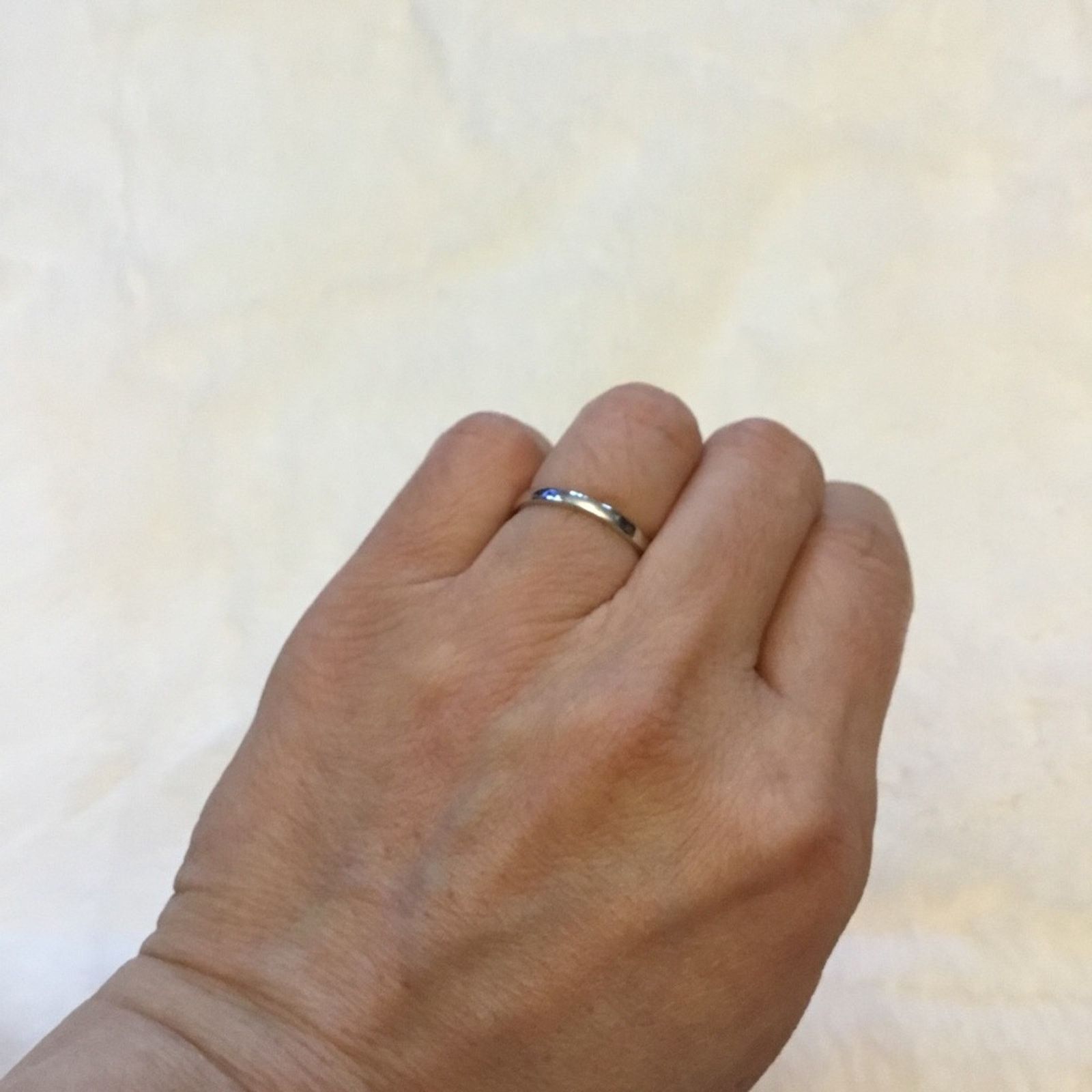 Other Silver Trio-Crystal Rows Ring Size ONE SIZE - 8 Thumbnail
