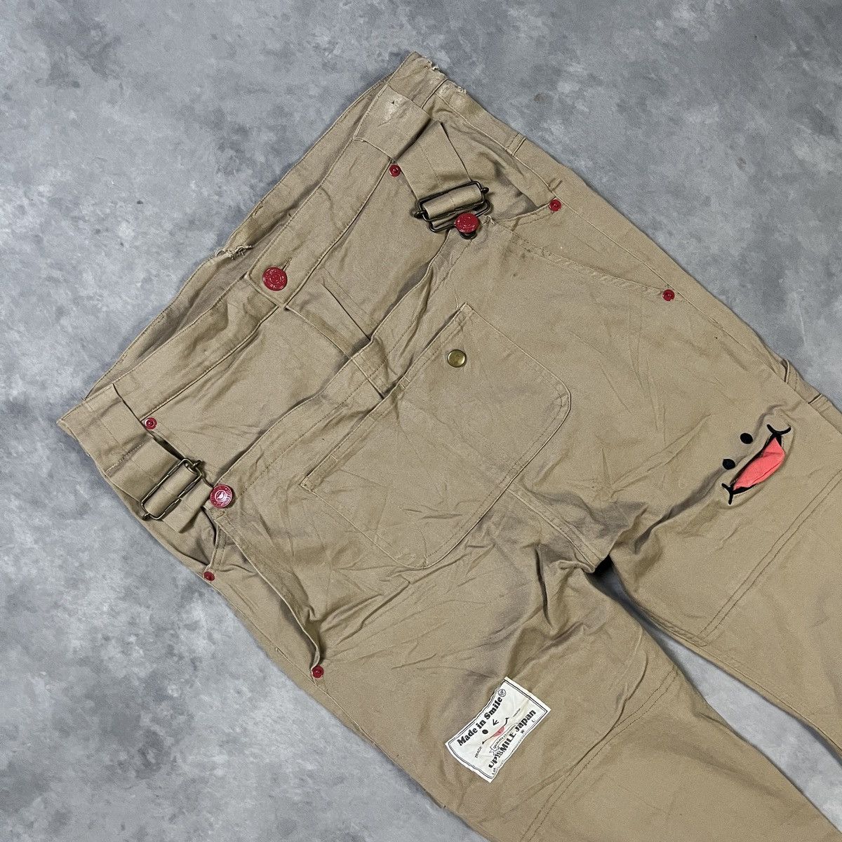 Hysteric Glamour 2000s UP SMILE - Work Pants Adjustable Buckle Rare Design Size US 32 / EU 48 - 2 Thumbnail