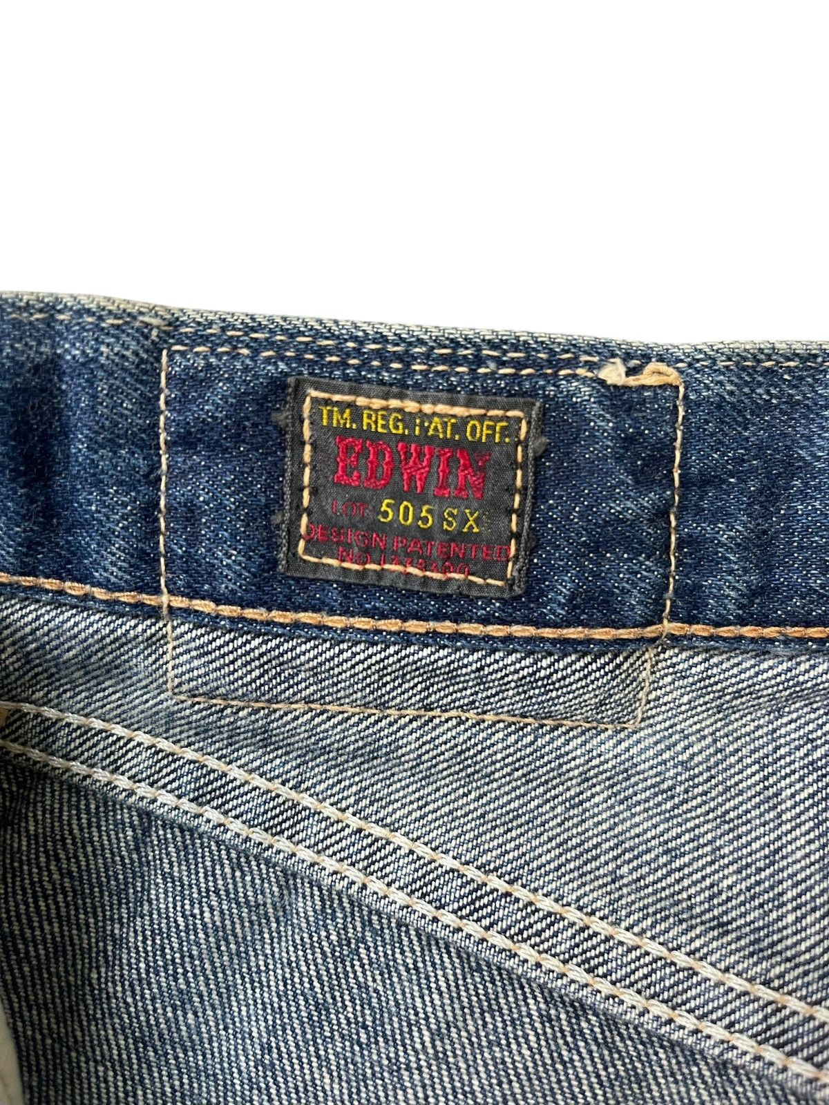 Edwin Vintage Edwin 505 SX Jeans Straight Cut Selvedge Size US 28 / EU 44 - 9 Thumbnail