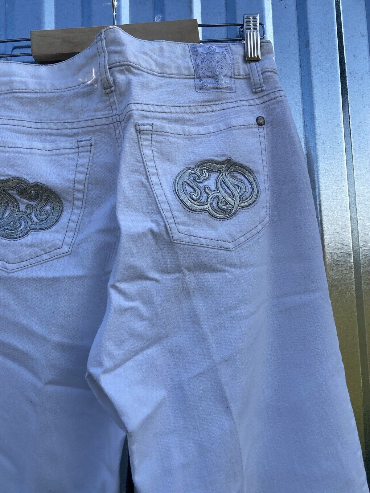 Other Cambio Jeans White Size 12 Embroidered Ol2 Size 34" / US 12 / IT 48 - 4 Thumbnail