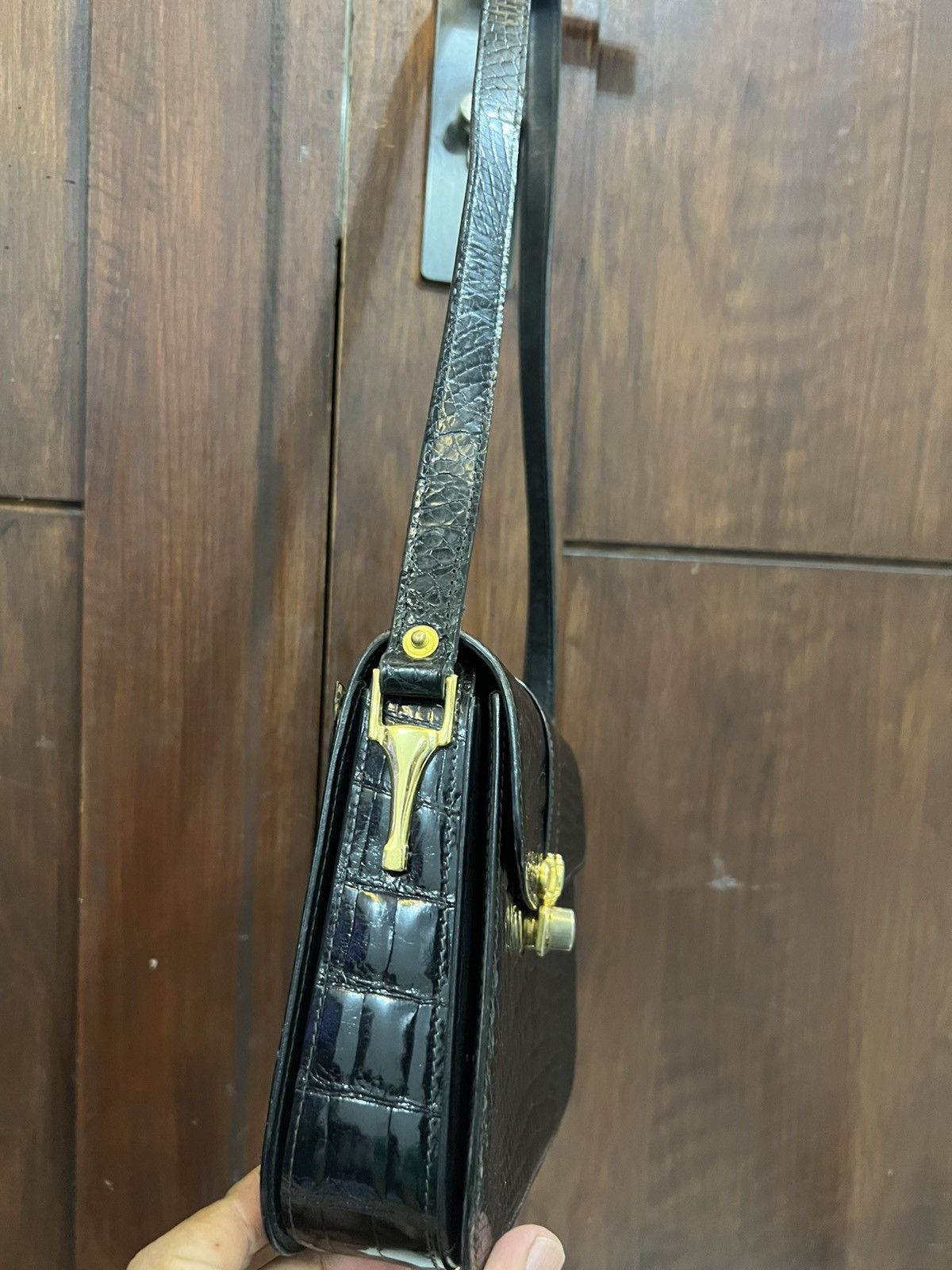 Genuine Leather Zagliani Made in Italy Genuine Leather Shoulder Bag Size ONE SIZE - 3 Thumbnail