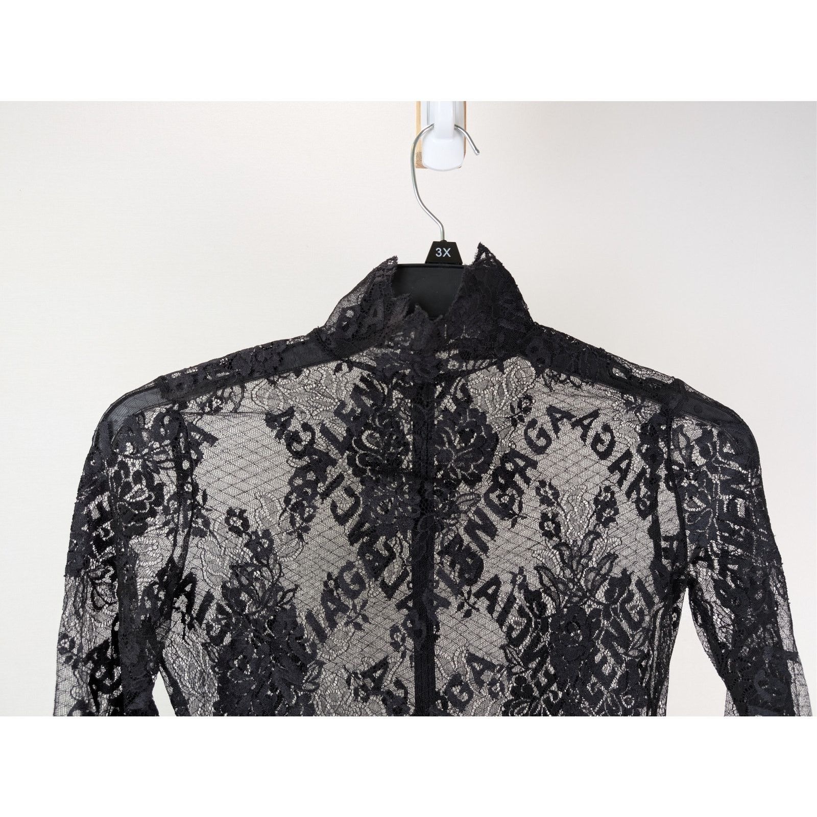 Balenciaga o1rshd1 Glove Dress Stretch Lace in Black Size S / US 4 / IT 40 - 3 Thumbnail