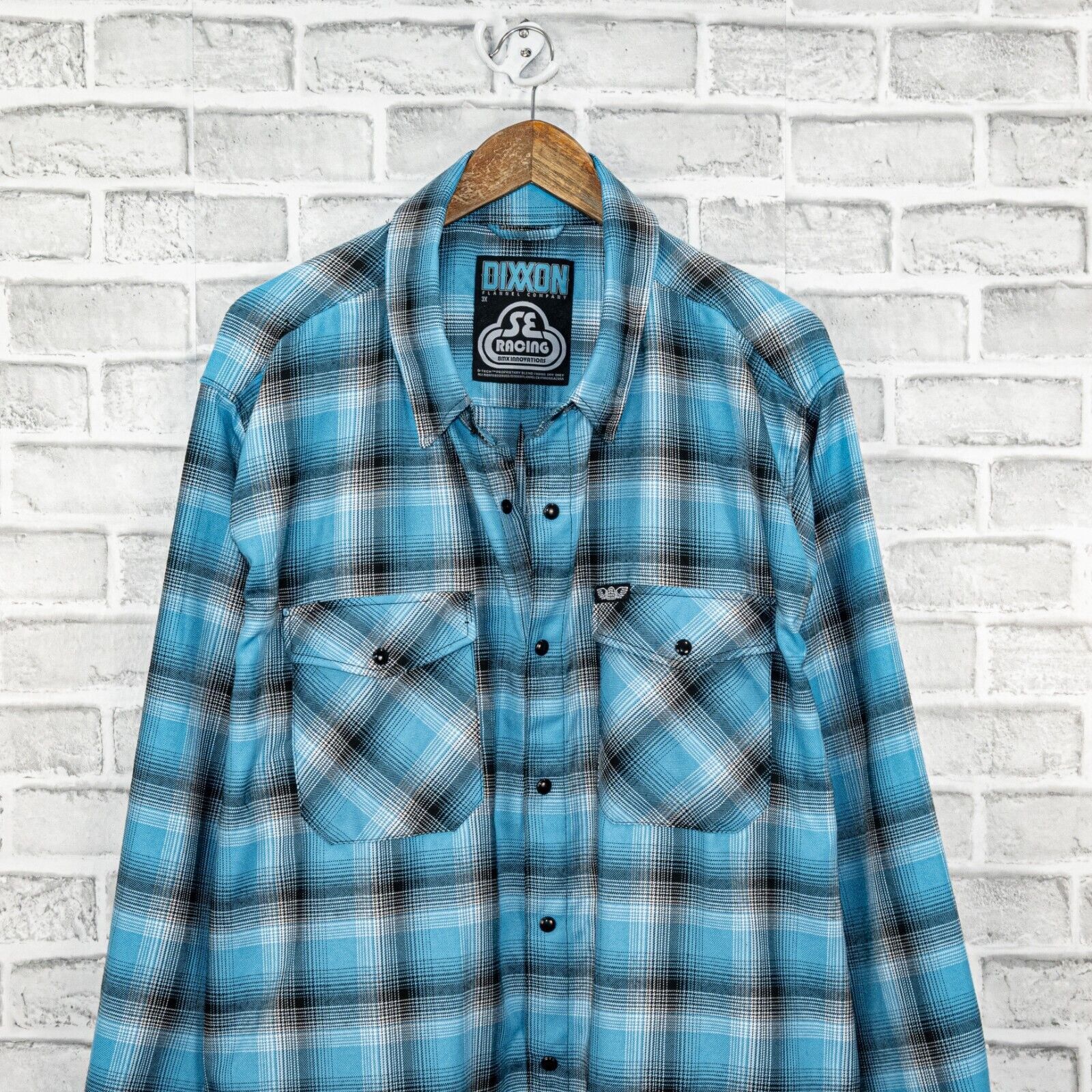 Dixxon DIXXON Flannel x SE Racing BMX Button up Flannel Shirt blue Size US XXL / EU 58 / 5 - 4 Thumbnail