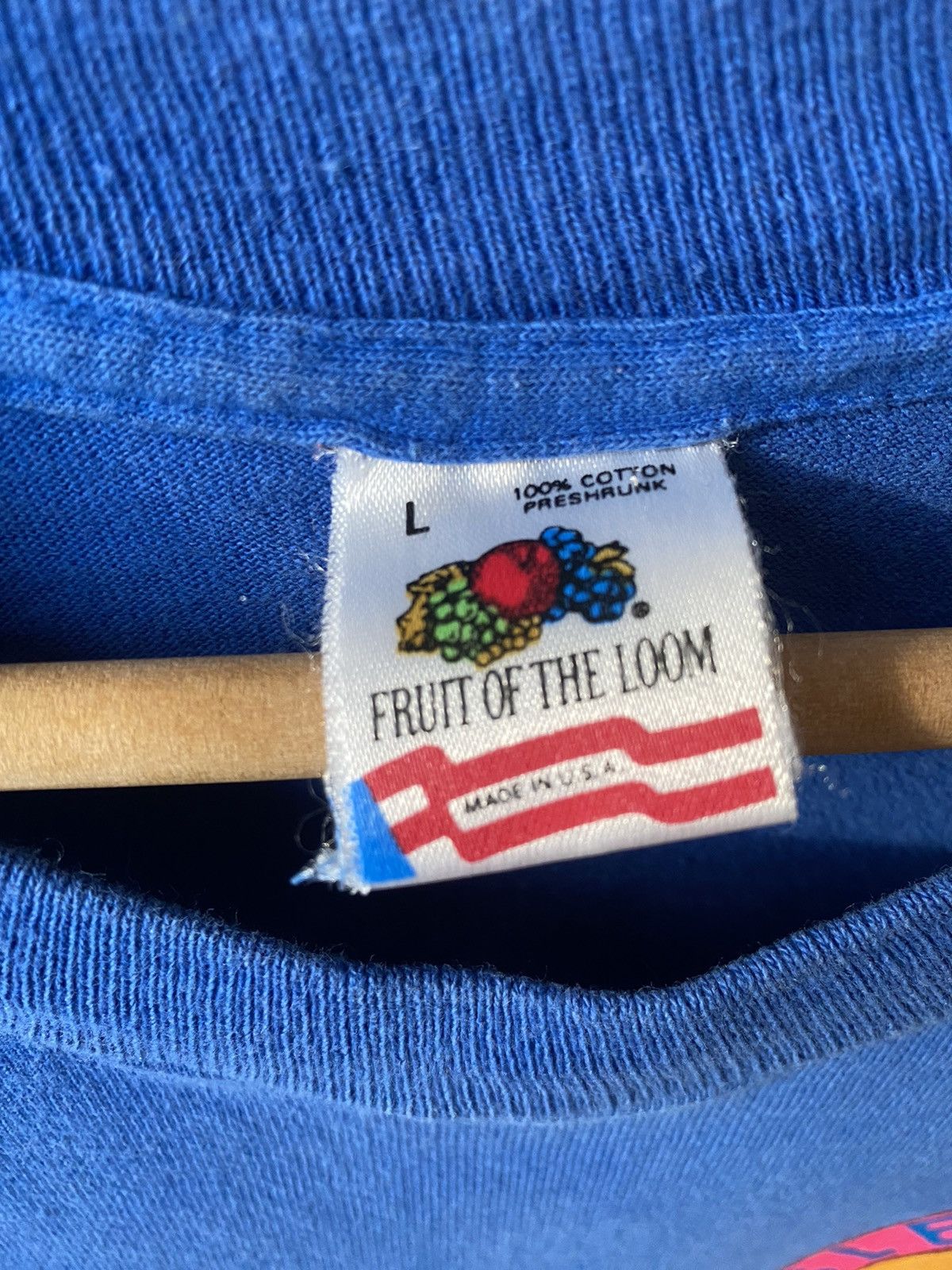 Fruit Of The Loom × Vintage Single stitch fruit of the loom tee Size US L / EU 52-54 / 3 - 5 Thumbnail