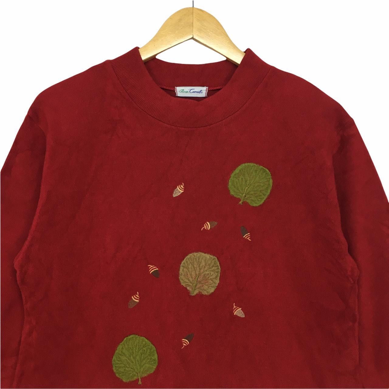 Rogue Vtg ROUGE CARNET Crewneck Sweatshirt Streetwear Size S / US 4 / IT 40 - 2 Thumbnail