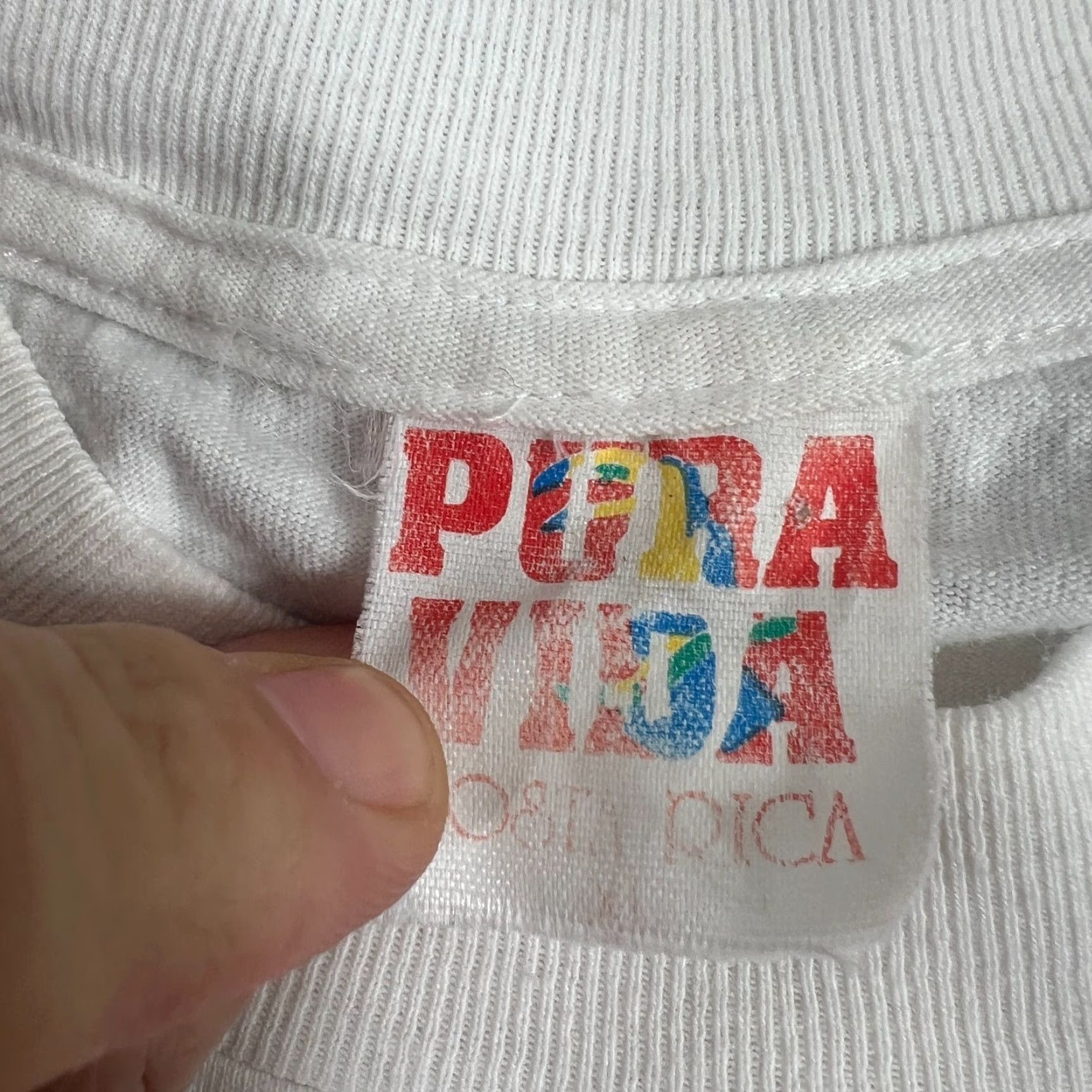 Vintage VINTAGE Pura Vida Military T-Shirt White XL Graphic Tee Army Navy Air Force Parrot 80s Mens Size US XL / EU 56 / 4 - 3 Thumbnail