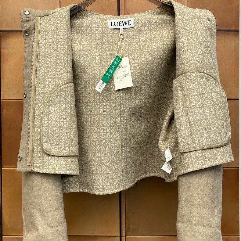 Loewe LOEWE Brown double-sided old-fashioned wool coat with full Size XS / US 0-2 / IT 36-38 - 3 Thumbnail