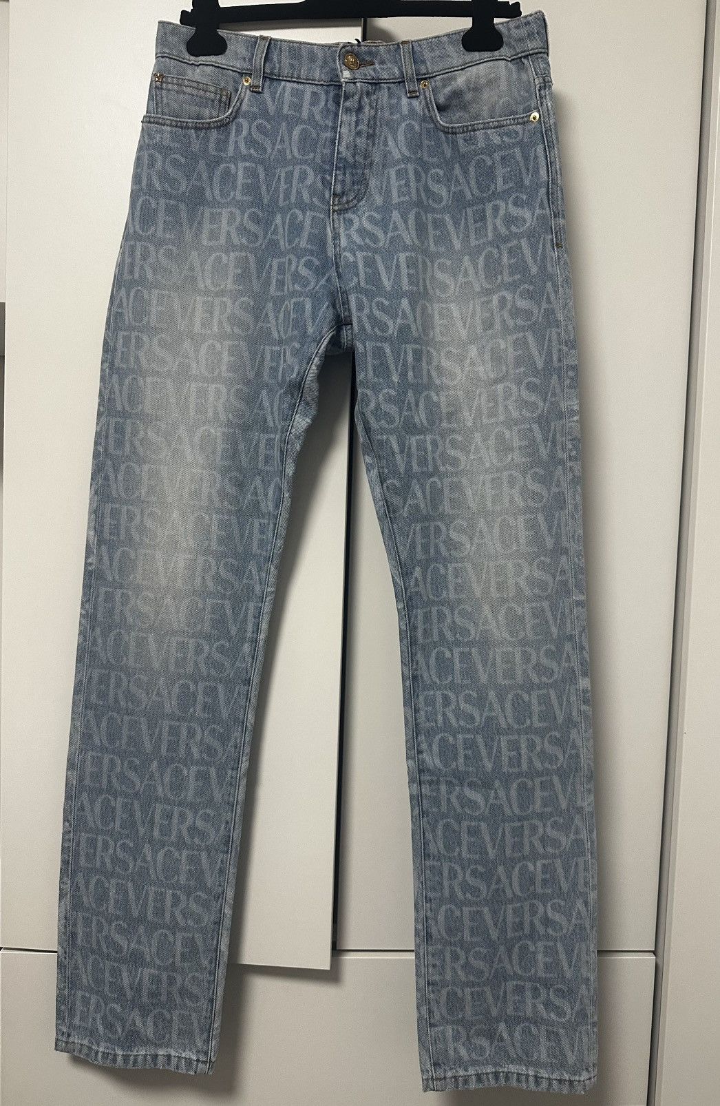 Versace Versace All-Over Denim Size US 31 - 1 Thumbnail