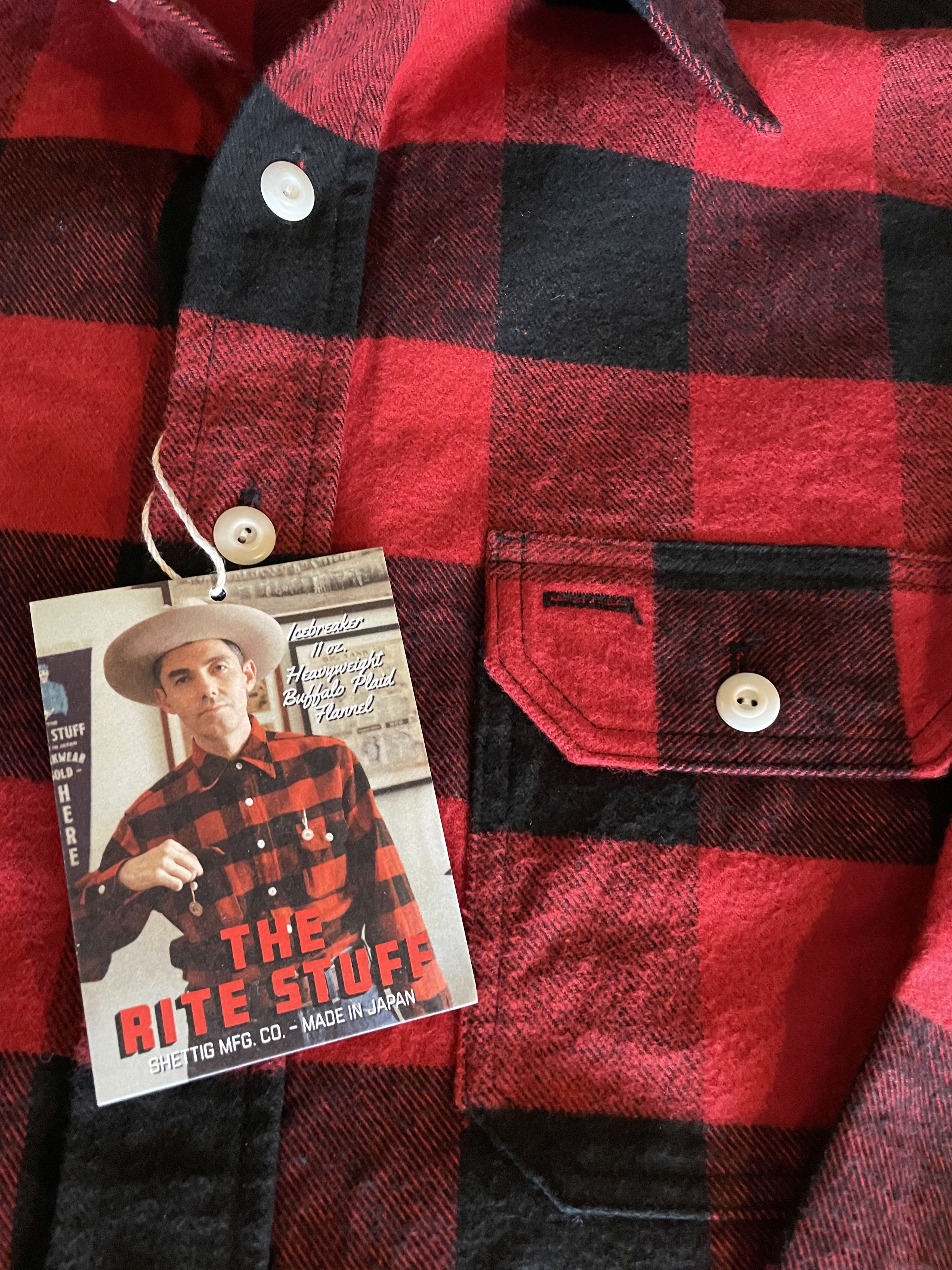 The Rite Stuff The Rite Stuff Ice Breaker 11oz Flannel Shirt Size Medium Size US M / EU 48-50 / 2 - 2 Thumbnail