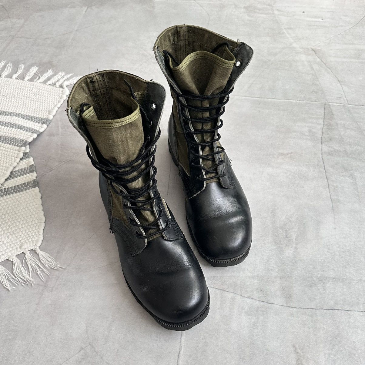 Dirk Bikkembergs Vintage Ro Search Combat Military Jungle Boots Vietnam War Size US 8.5 / EU 41-42 - 7 Thumbnail