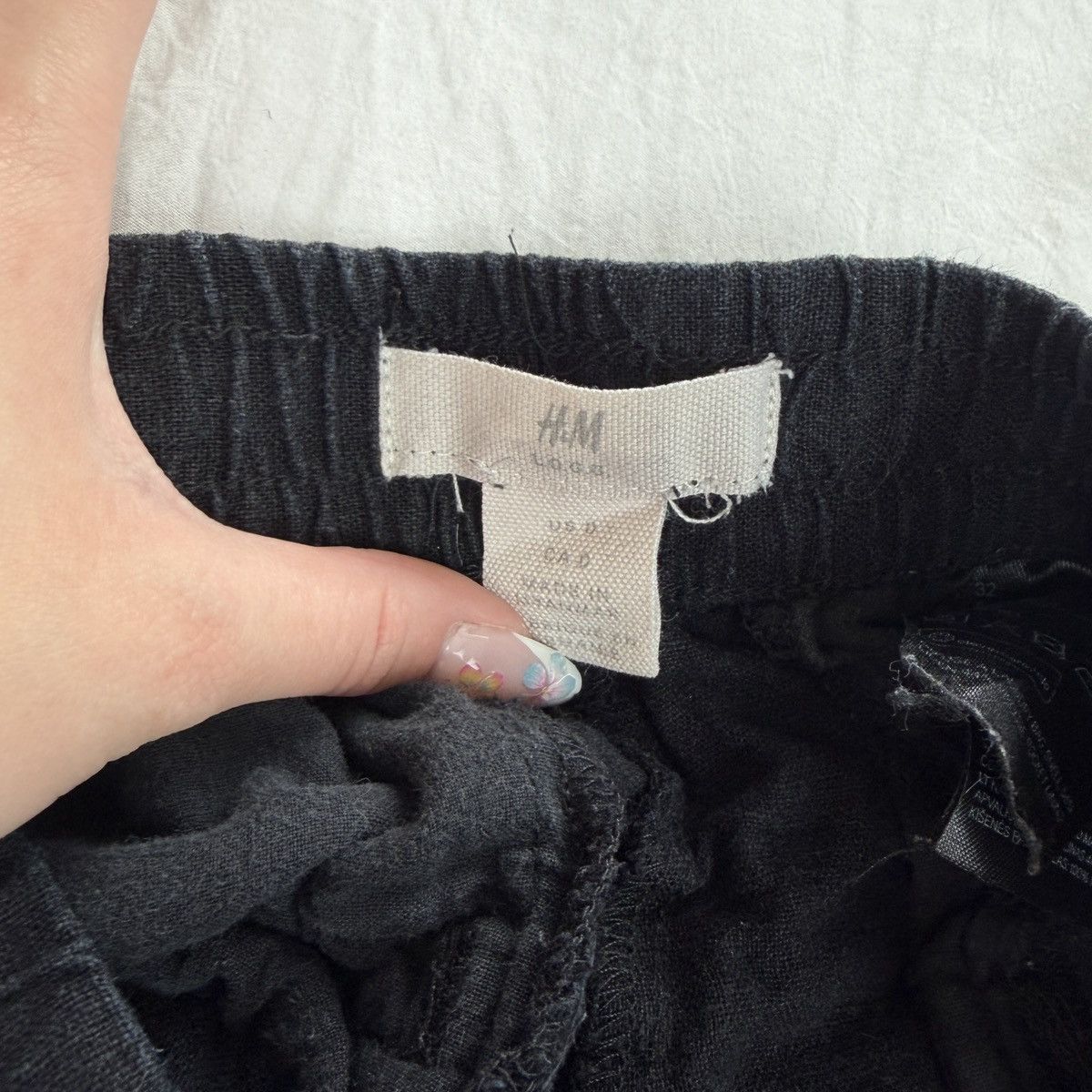 H&M H&M black drawstring shorts Size 25" / US 0 / IT 36 - 3 Thumbnail