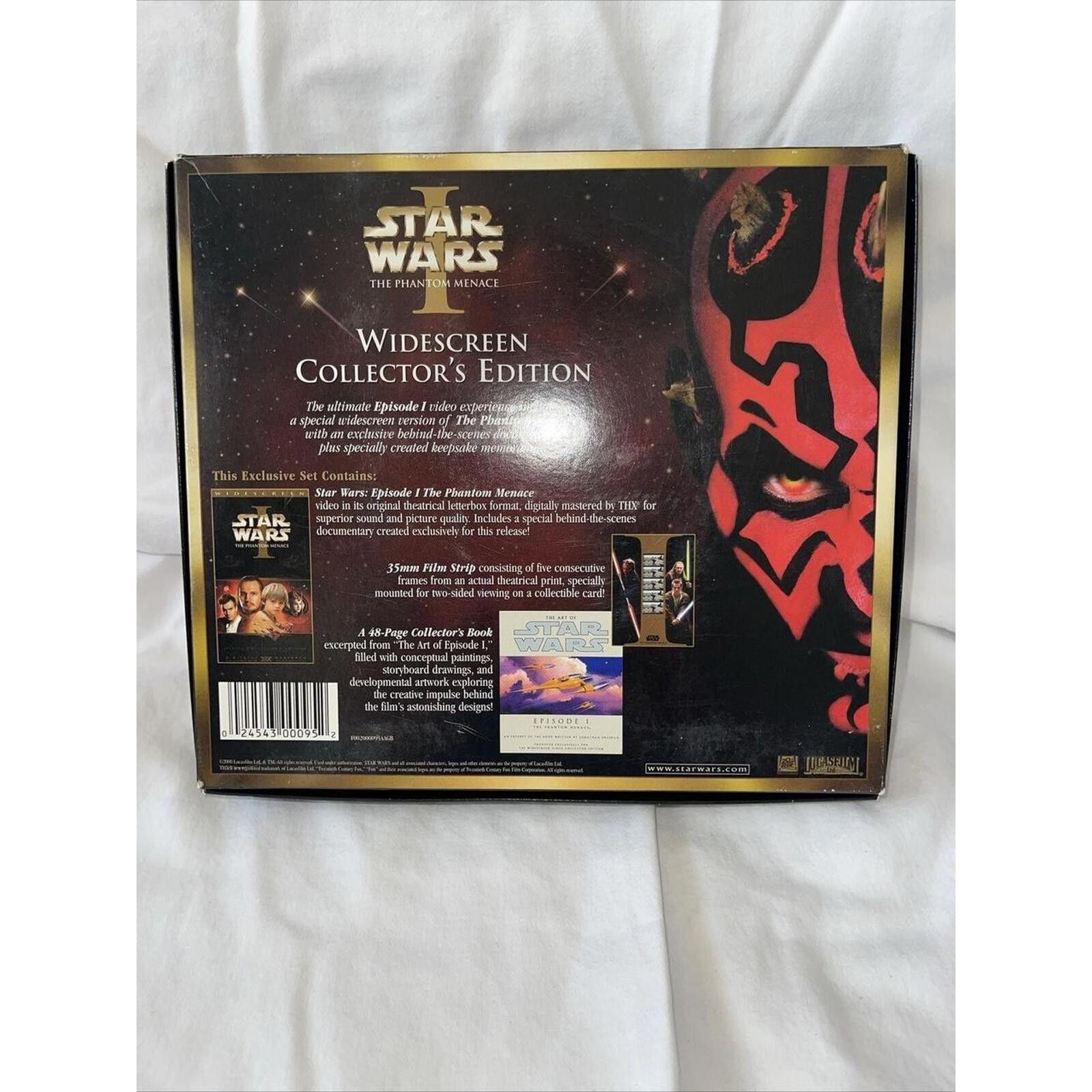 Designer Star Wars: The Phantom Menace Widescreen Collector's VHS Size ONE SIZE - 2 Thumbnail