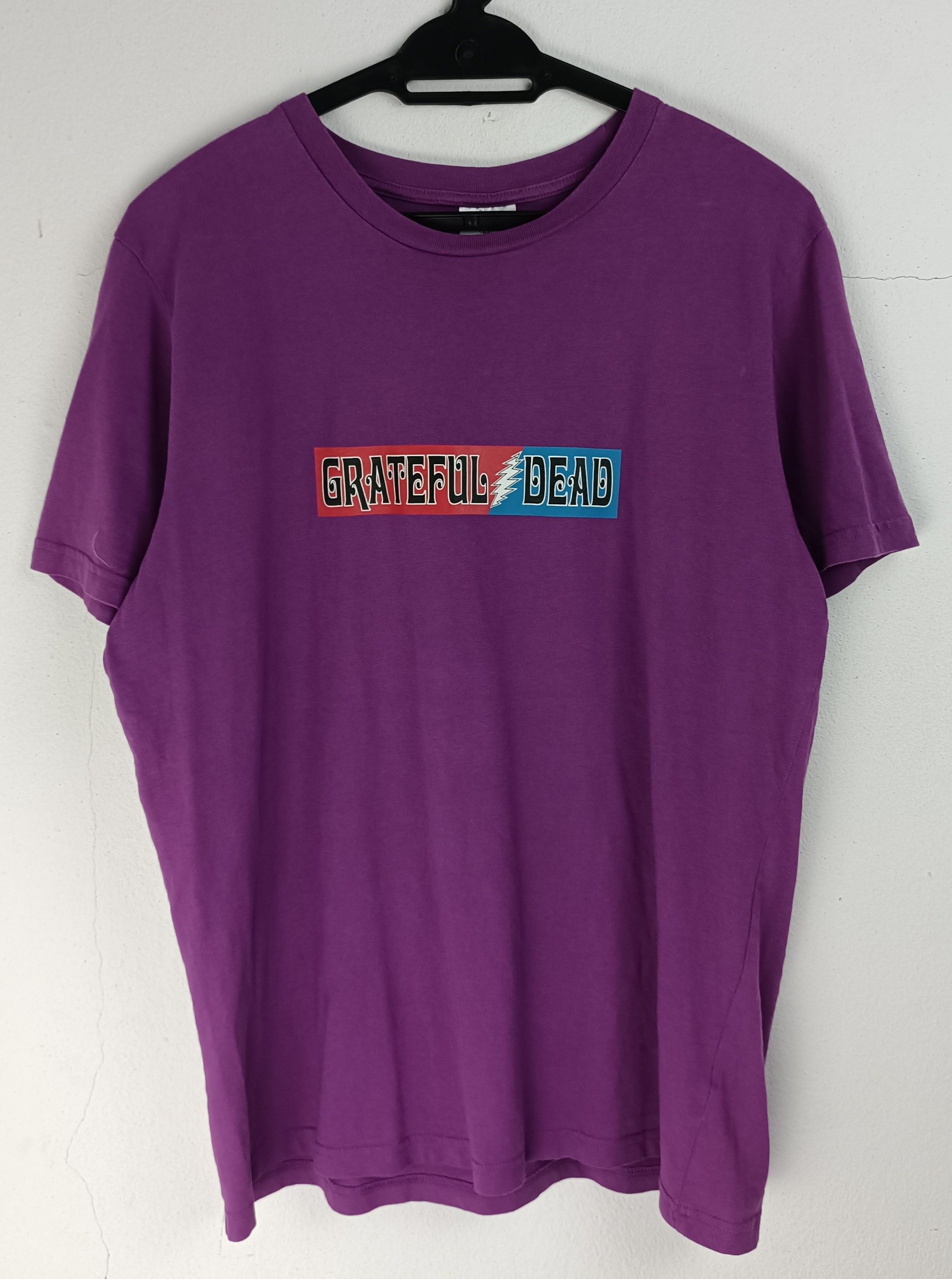 Grateful Dead VINTAGE GRATEFUL DEAD BOX LOGO CRAZY BACKHIT TEE Size US M / EU 48-50 / 2 - 4 Thumbnail