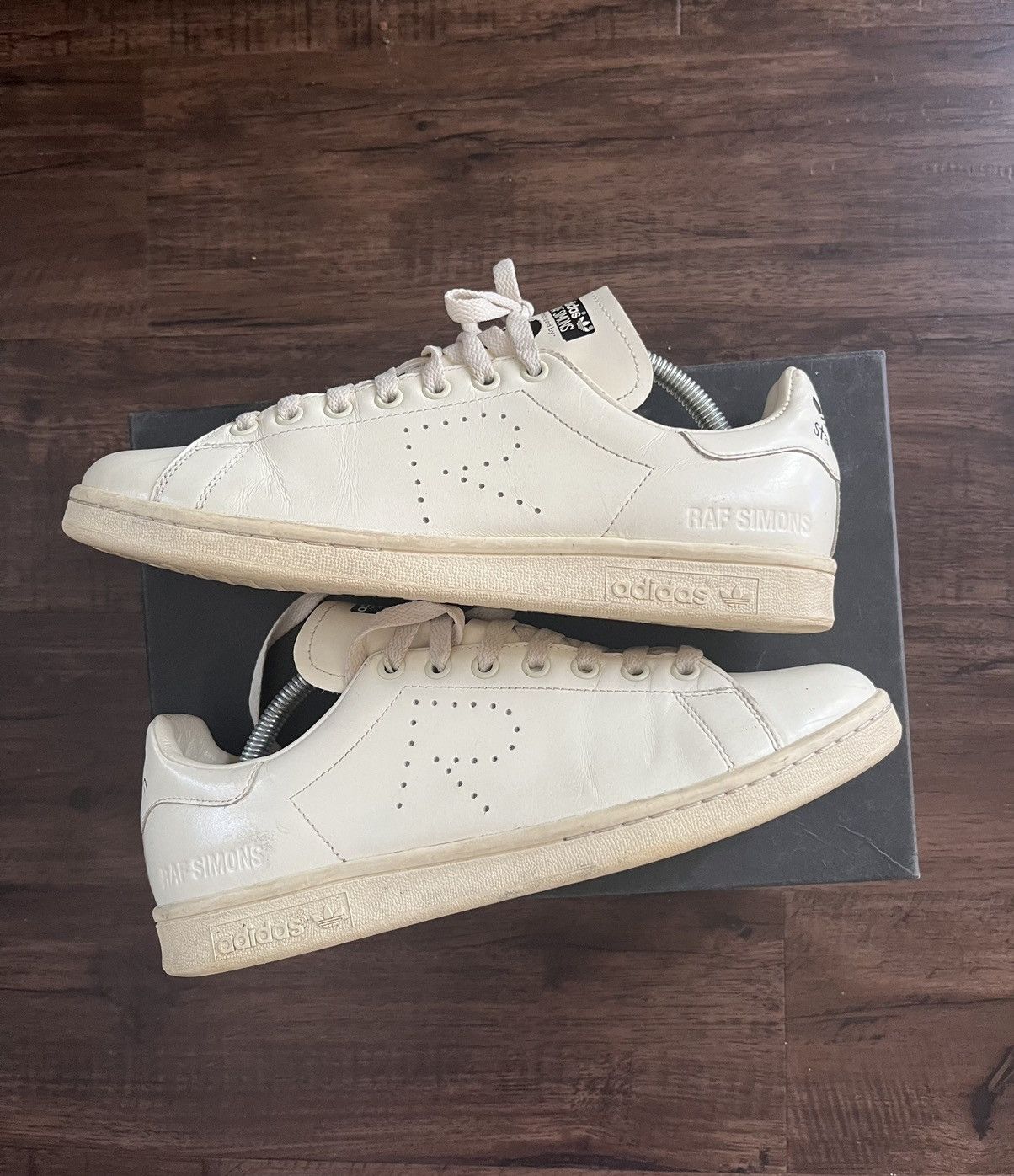 Adidas Raf Simons Raf Simons Stan Smith Cream Size 8.5 Grailed