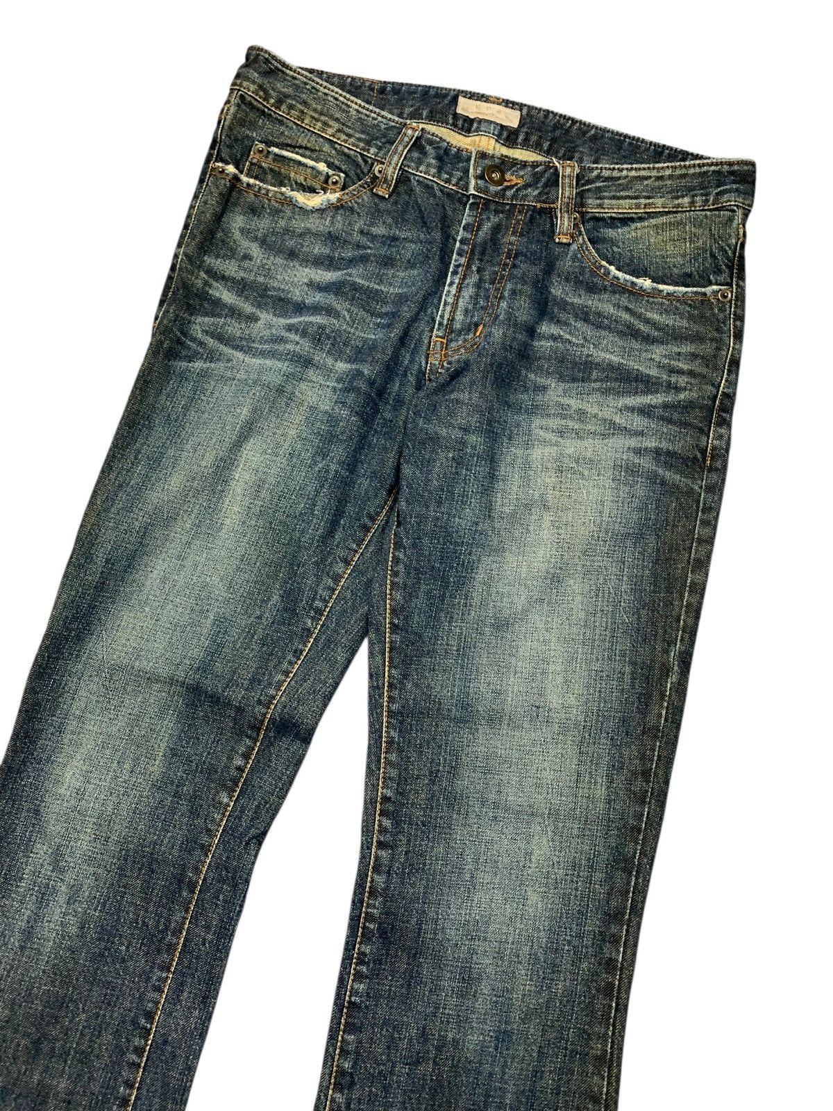 GOA GOA vintage japanese flared faded jeans Size US 31 - 4 Thumbnail